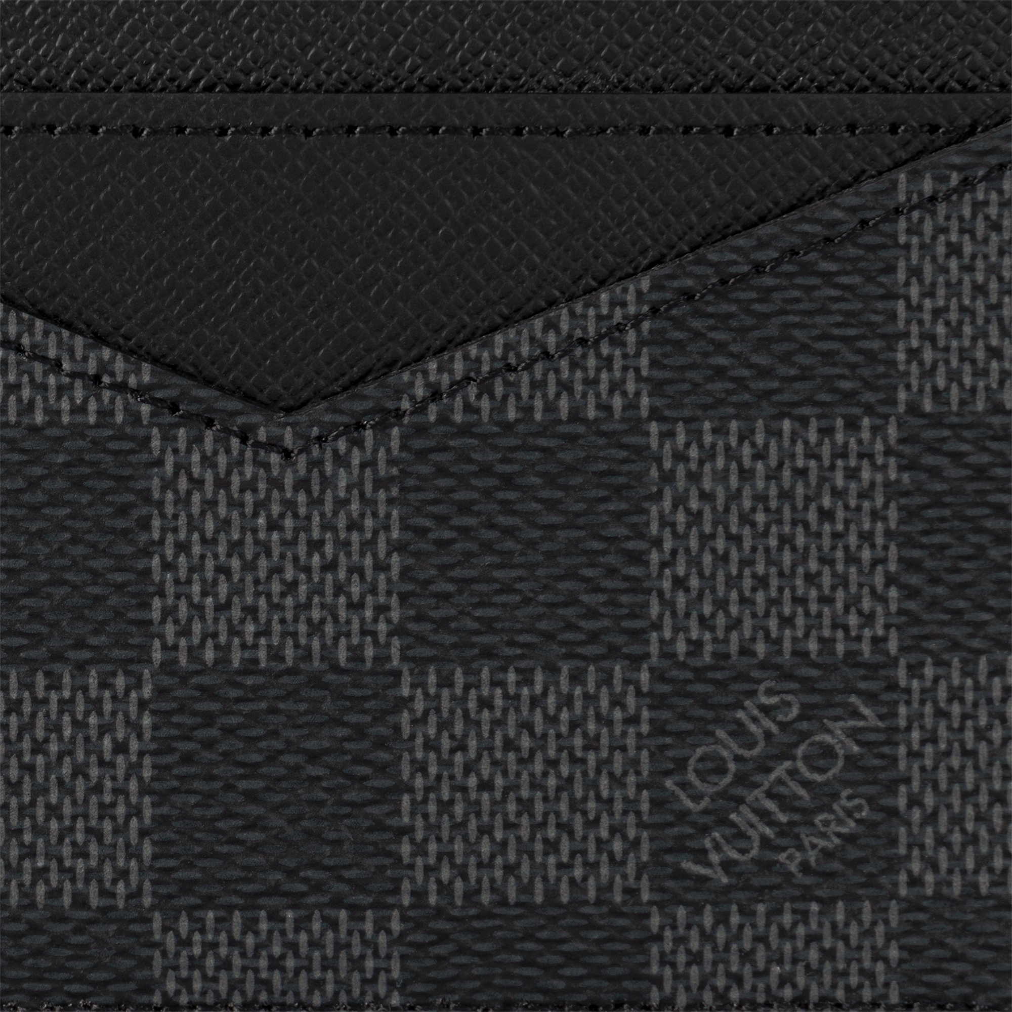 Ví Đựng Thẻ Neo Porte Cartes Damier Graphite Canvas in Quà tặng