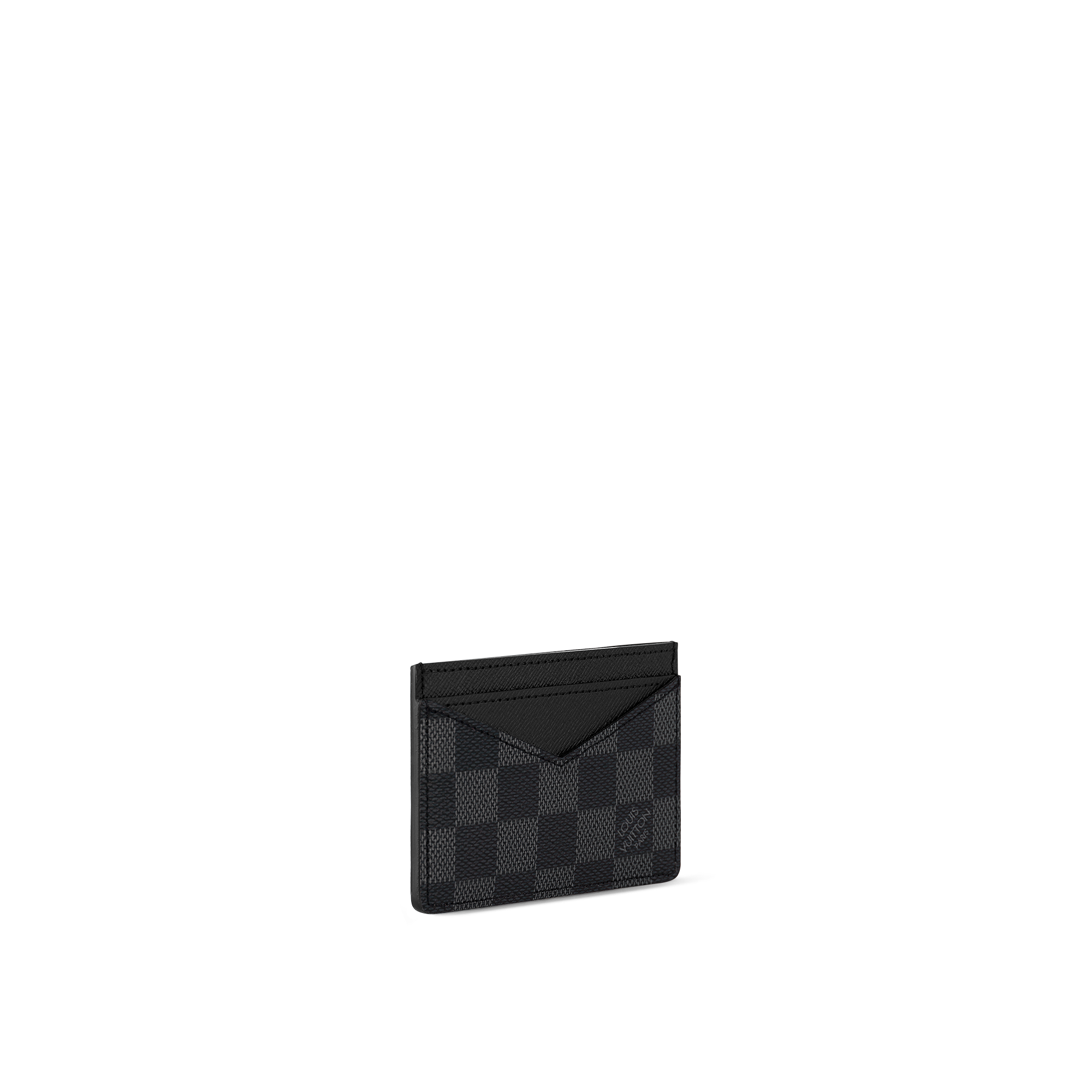 Ví Đựng Thẻ Neo Porte Cartes Damier Graphite Canvas in Quà tặng
