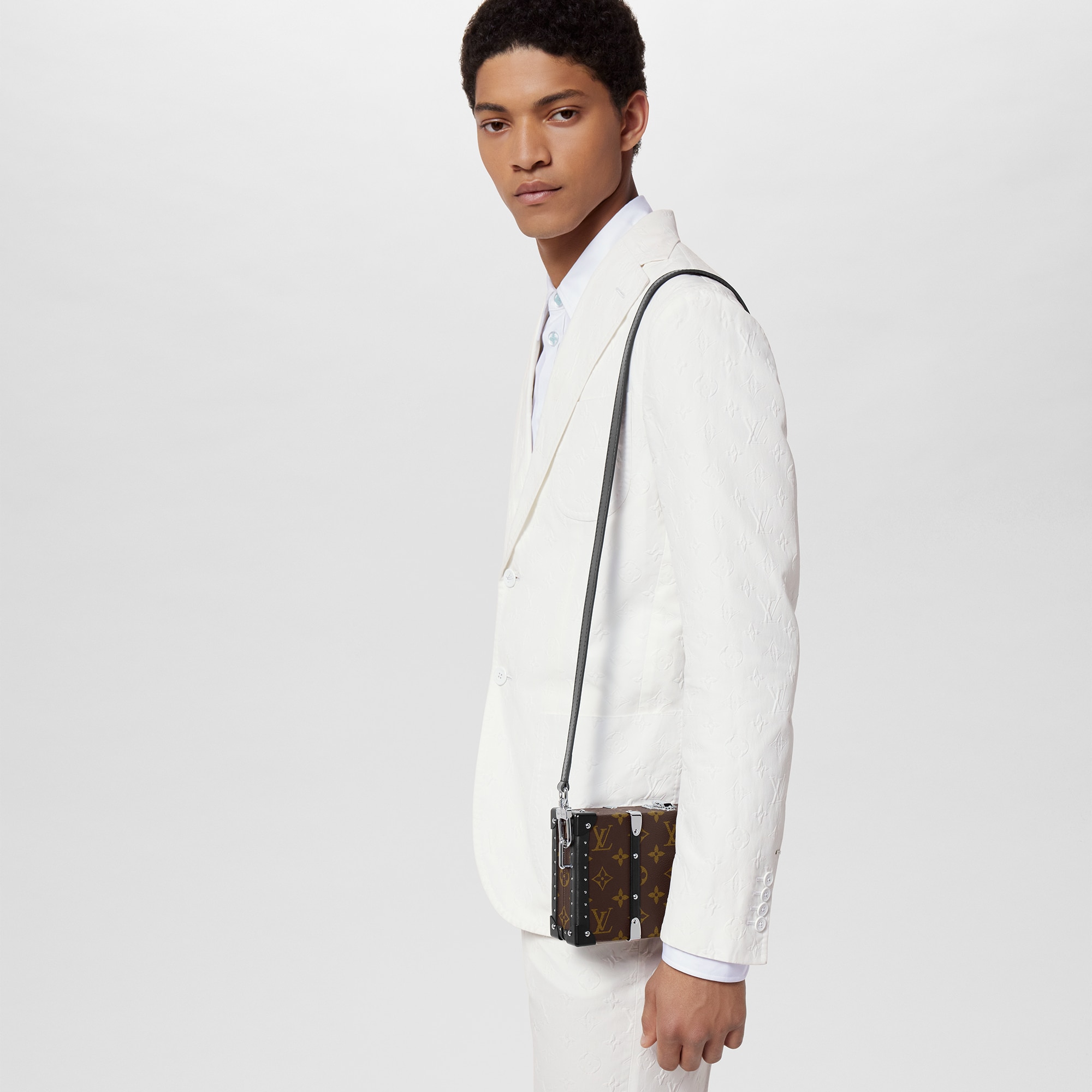 Túi Dạng Hộp Neo Wallet Trunk Monogram Macassar in Les Extraordinaires