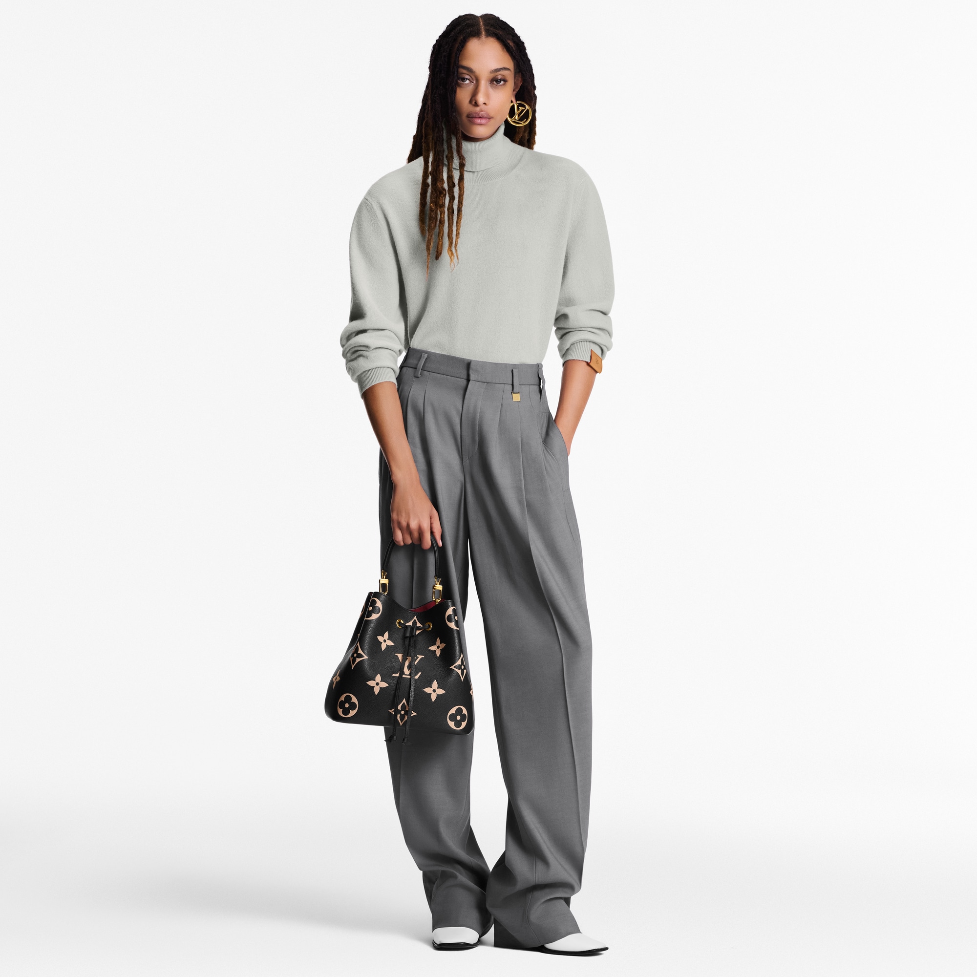 Túi NéoNoé MM Da Bicolor Monogram Empreinte in Đồ Nữ