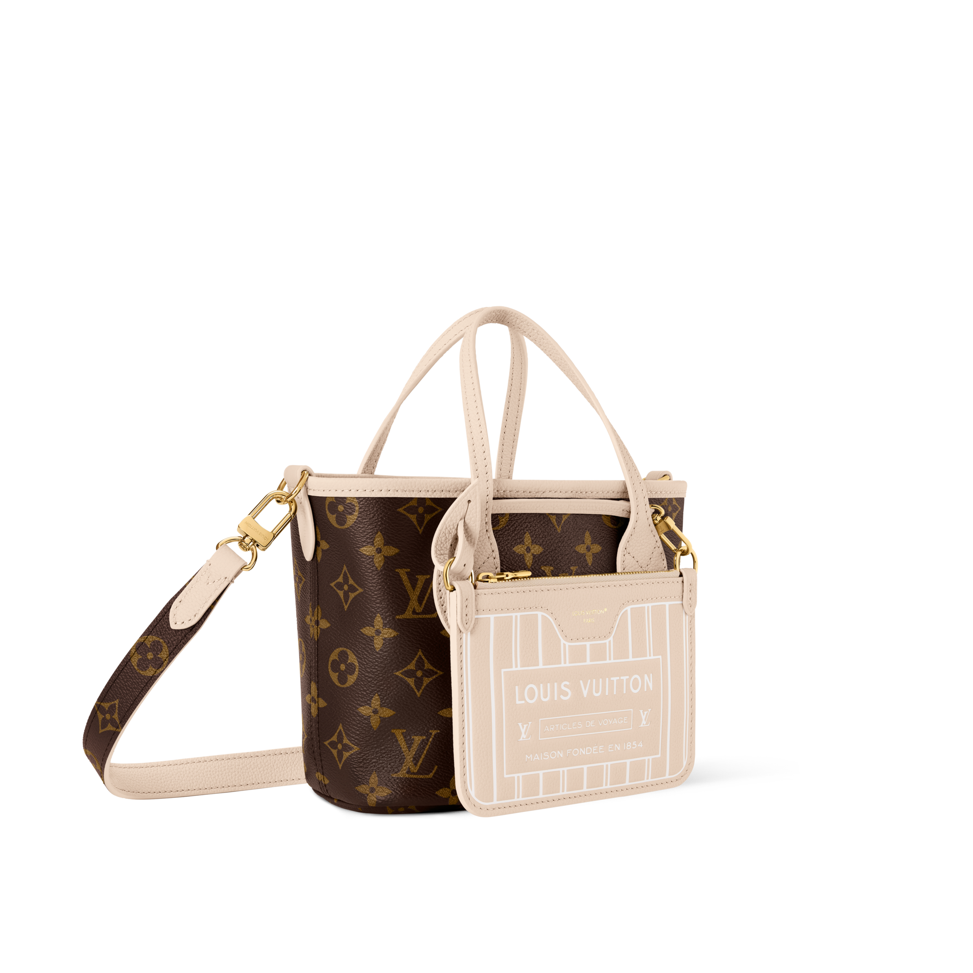 Túi Neverfull Inside Out BB H33 in Túi và Phụ kiện bằng da