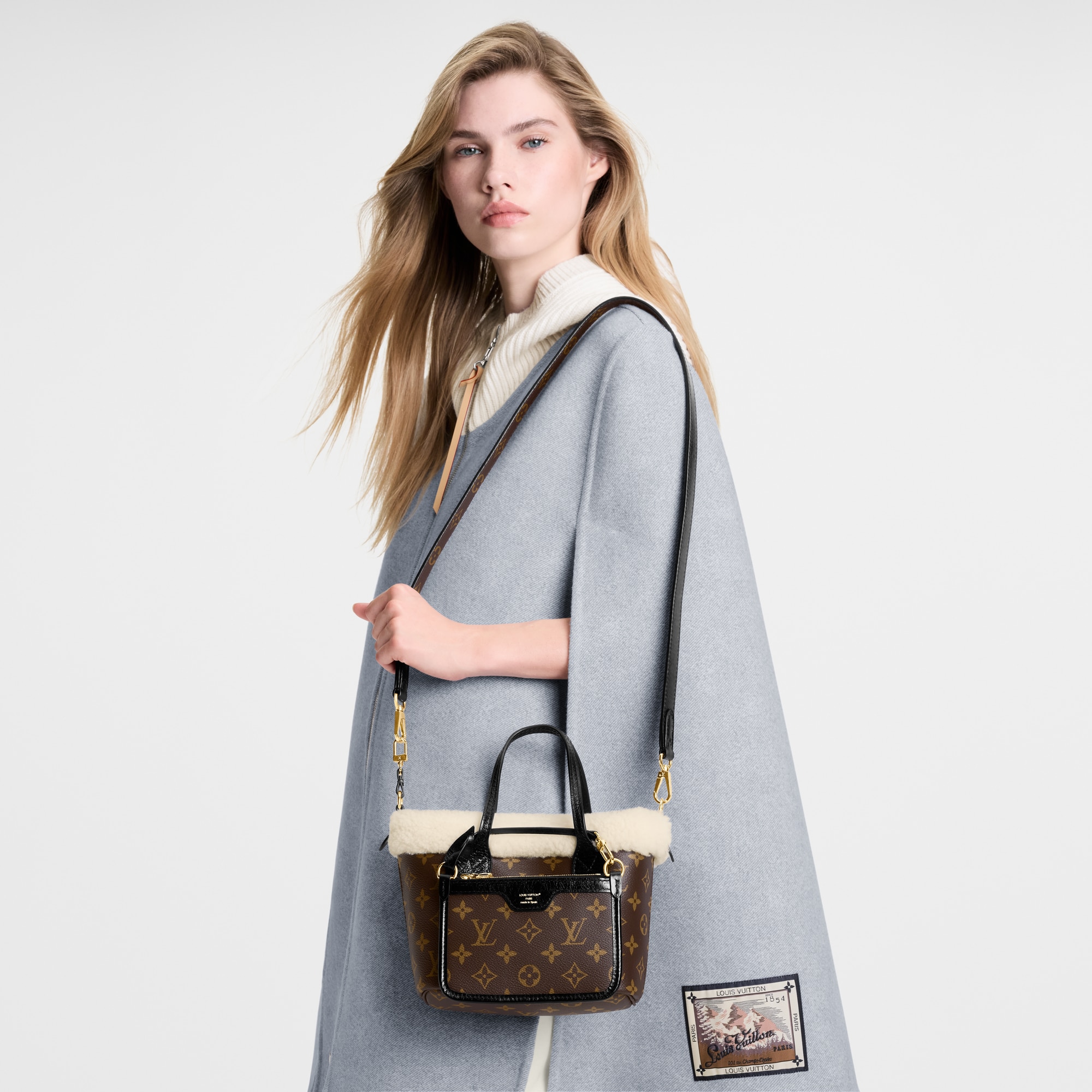 Neverfull Bandoulière Inside Out BB H33 in Túi và Phụ kiện bằng da