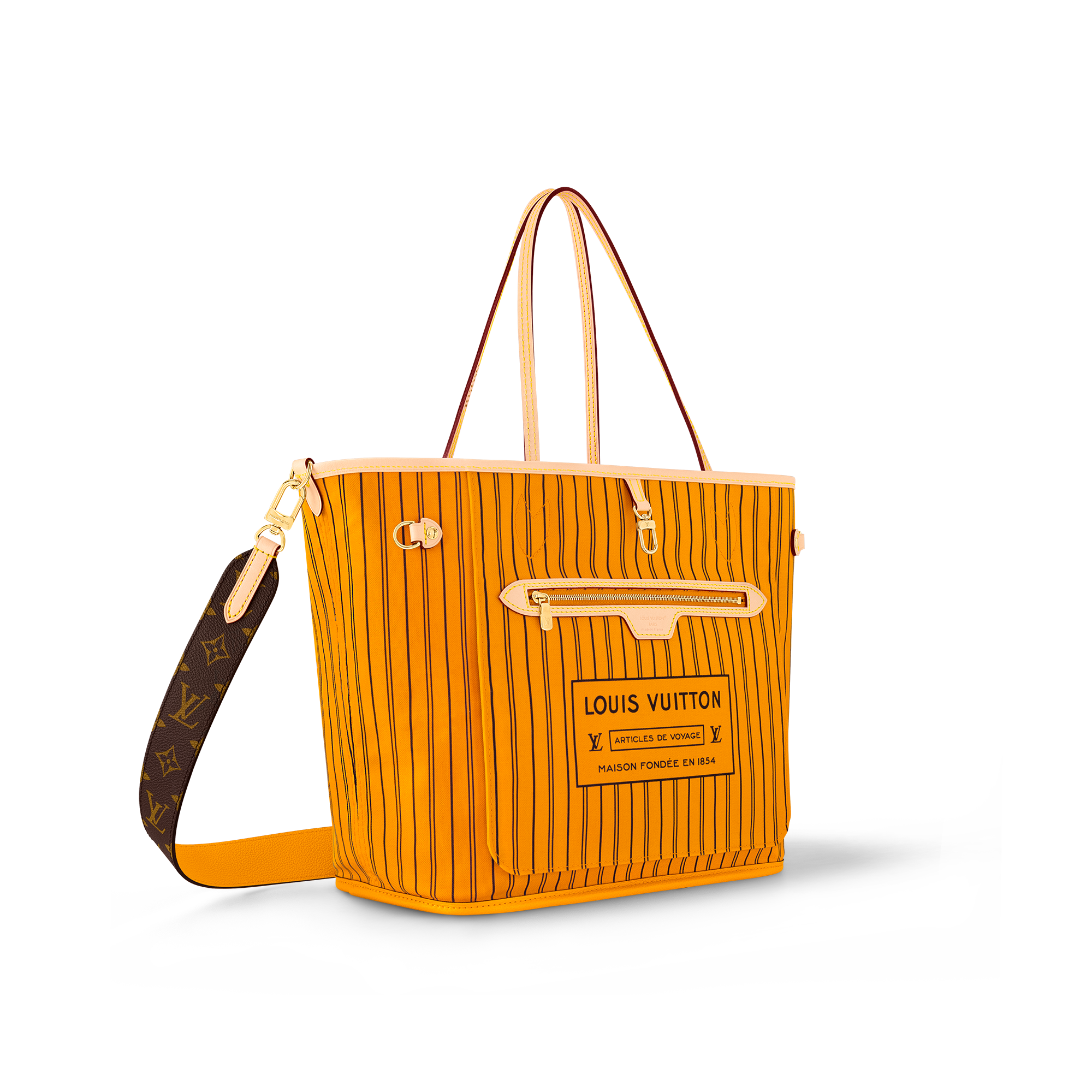 Túi Neverfull Bandoulière Inside Out MM Monogram in Túi và Phụ kiện bằng da