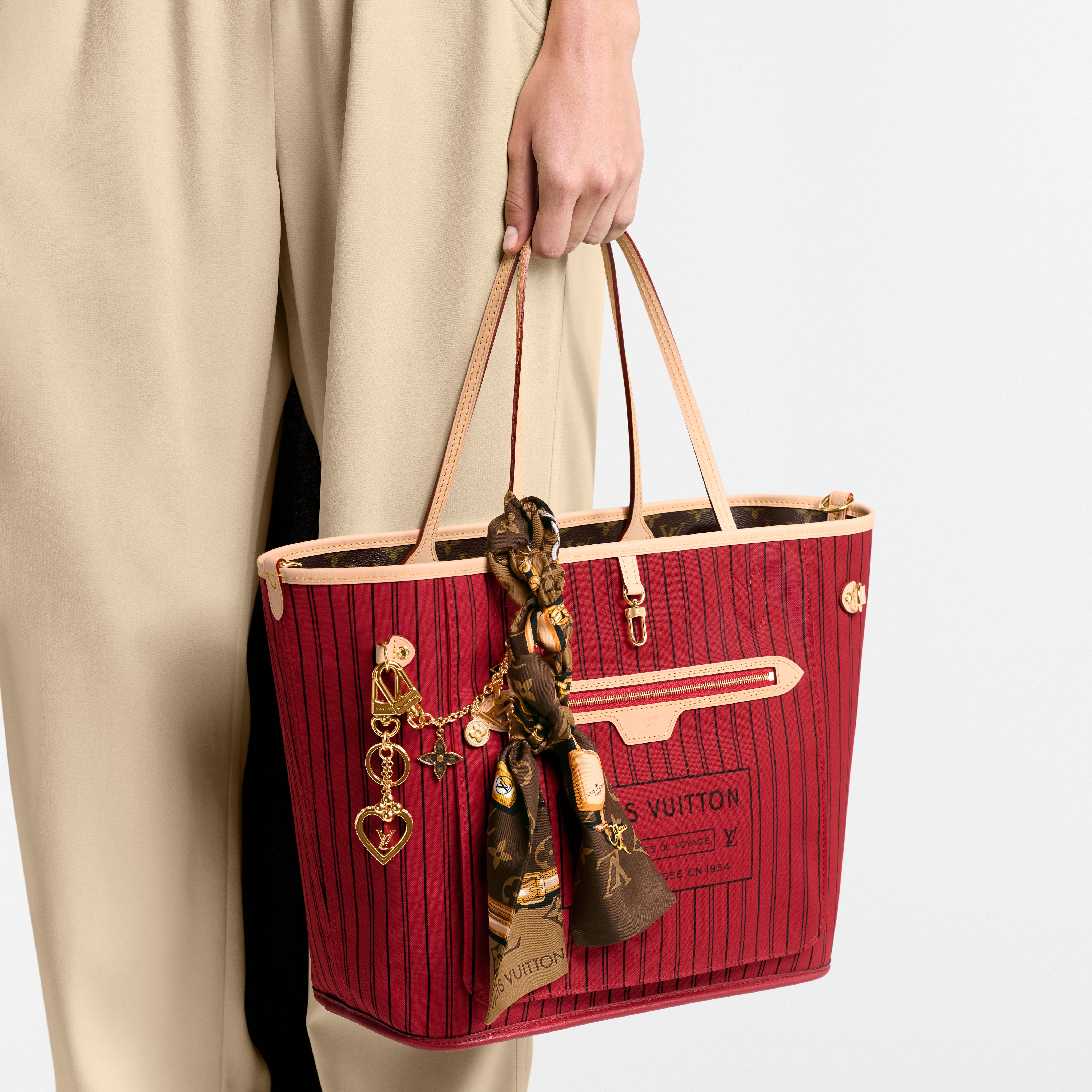 Túi Neverfull Bandoulière Inside Out MM Monogram in Túi và Phụ kiện bằng da