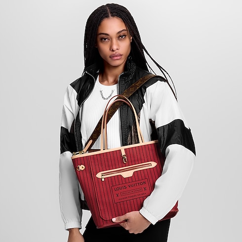 Túi Neverfull Bandoulière Inside Out MM Monogram in Túi và Phụ kiện bằng da's Túi xách nữ Túi biểu tượng collections by Louis Vuitton (Thu phóng sản phẩm)