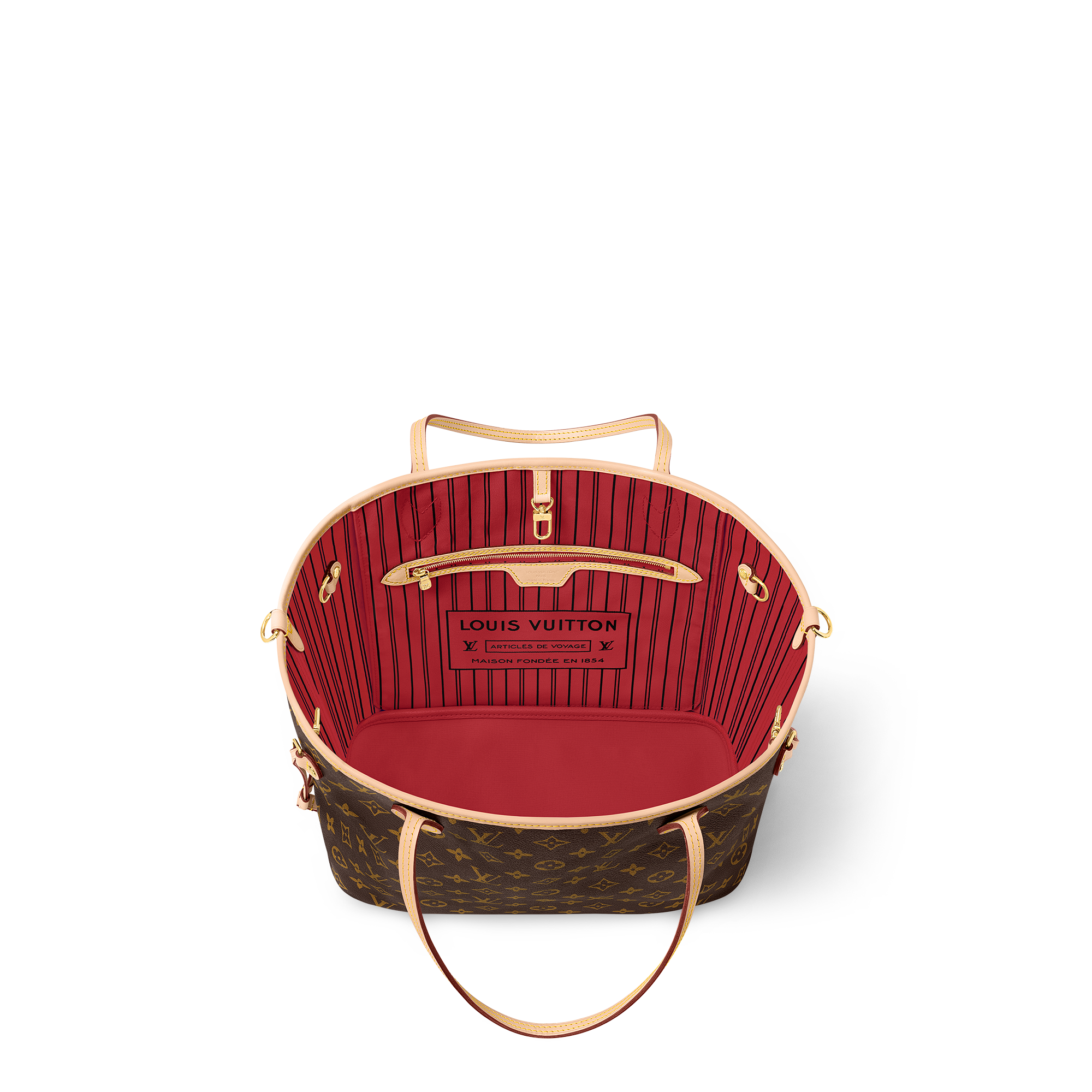 Túi Neverfull Bandoulière Inside Out MM Monogram in Túi và Phụ kiện bằng da
