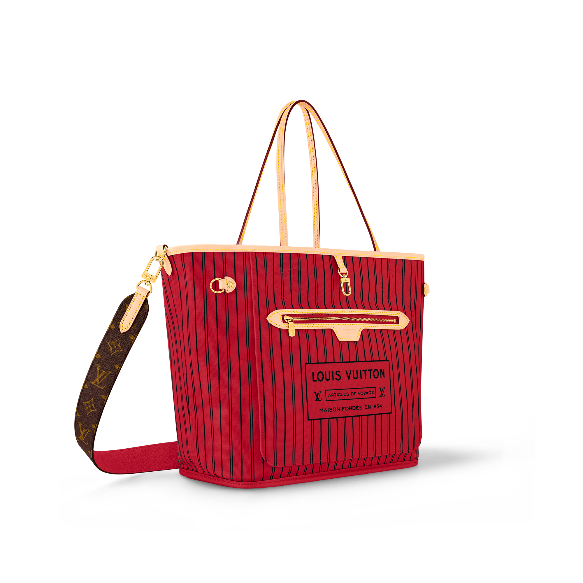 Túi Neverfull Bandoulière Inside Out MM Monogram in Túi và Phụ kiện bằng da