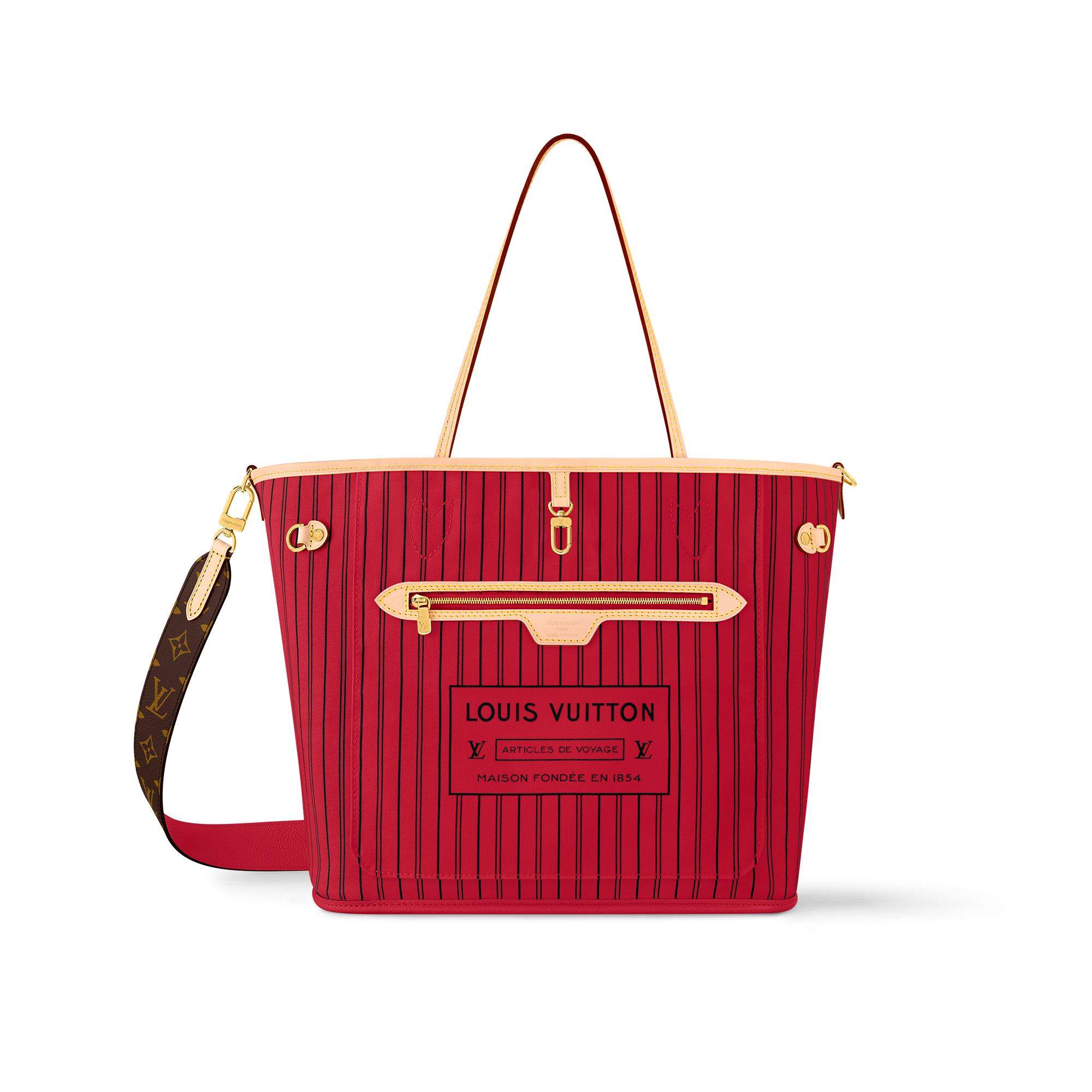 Túi Neverfull Bandoulière Inside Out MM Monogram in Túi và Phụ kiện bằng da