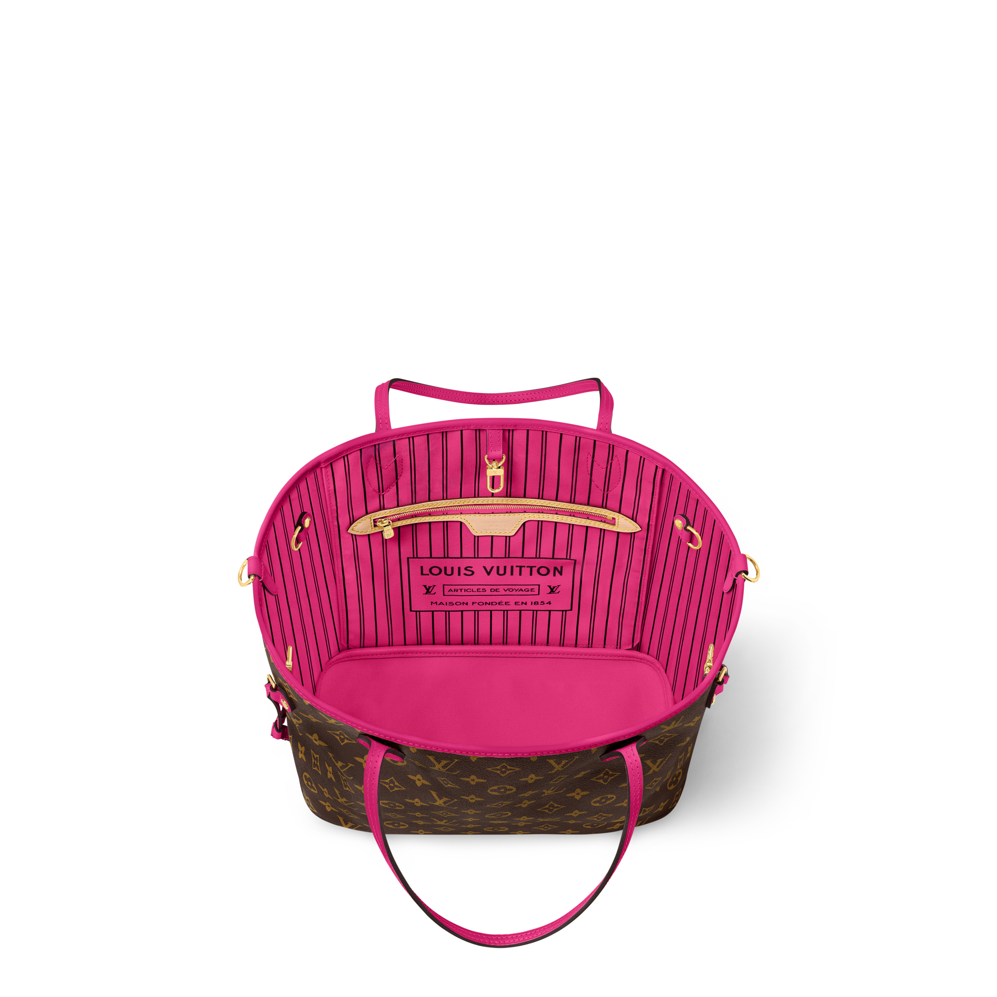 Túi Neverfull Bandoulière Upside Down MM Monogram in Túi và Phụ kiện bằng da