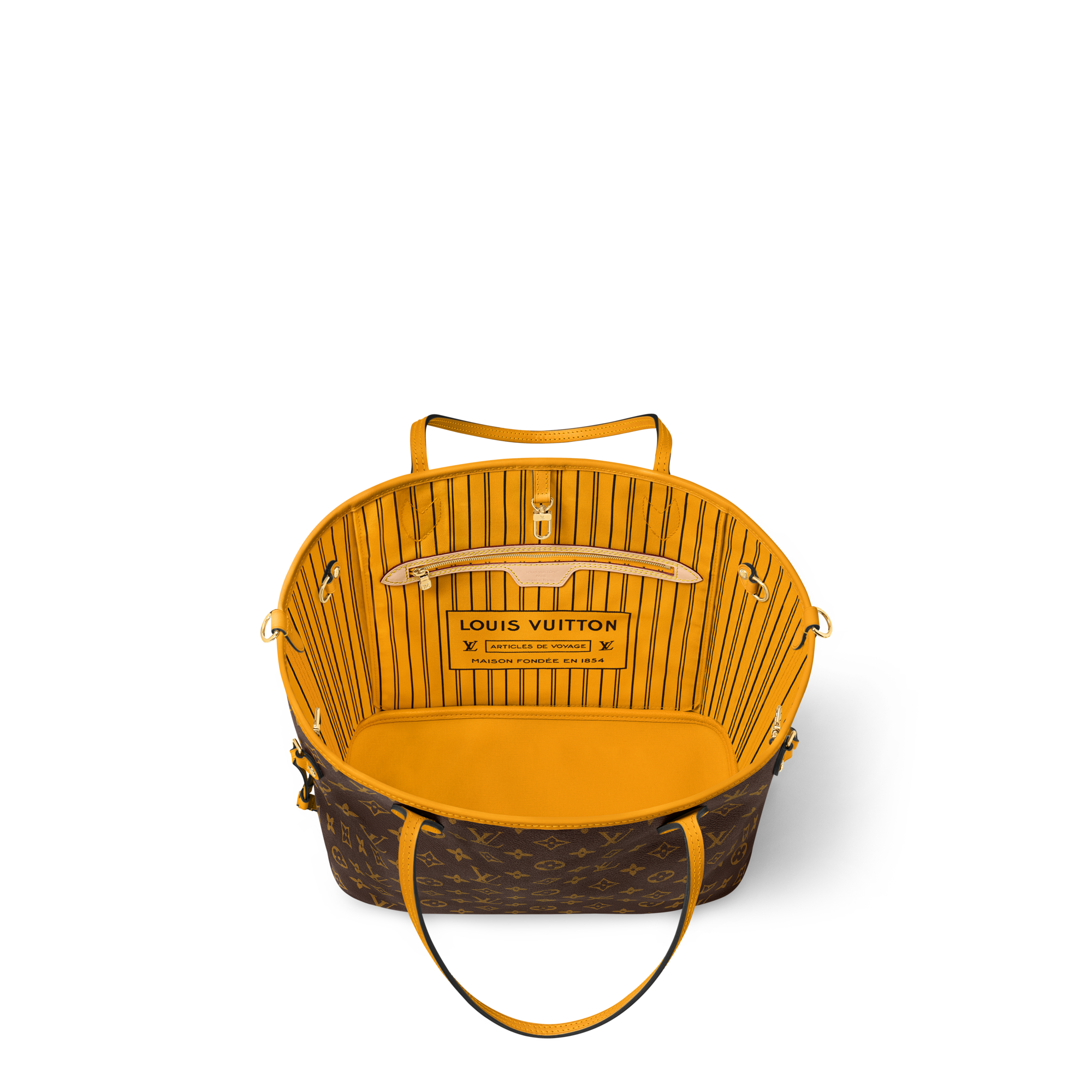 Túi Neverfull Bandoulière Upside Down MM Monogram in Túi và Phụ kiện bằng da