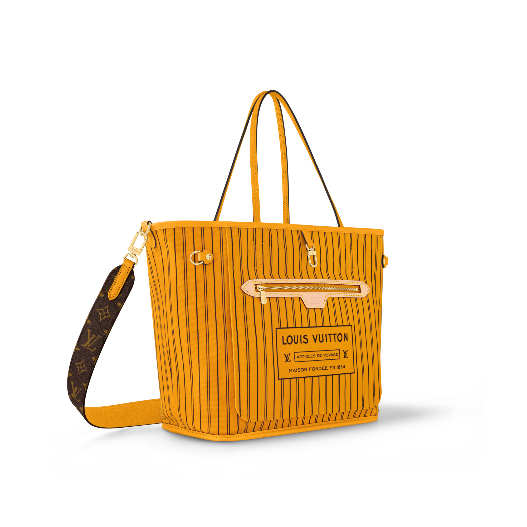 Túi Neverfull Bandoulière Upside Down MM Monogram in Túi và Phụ kiện bằng da