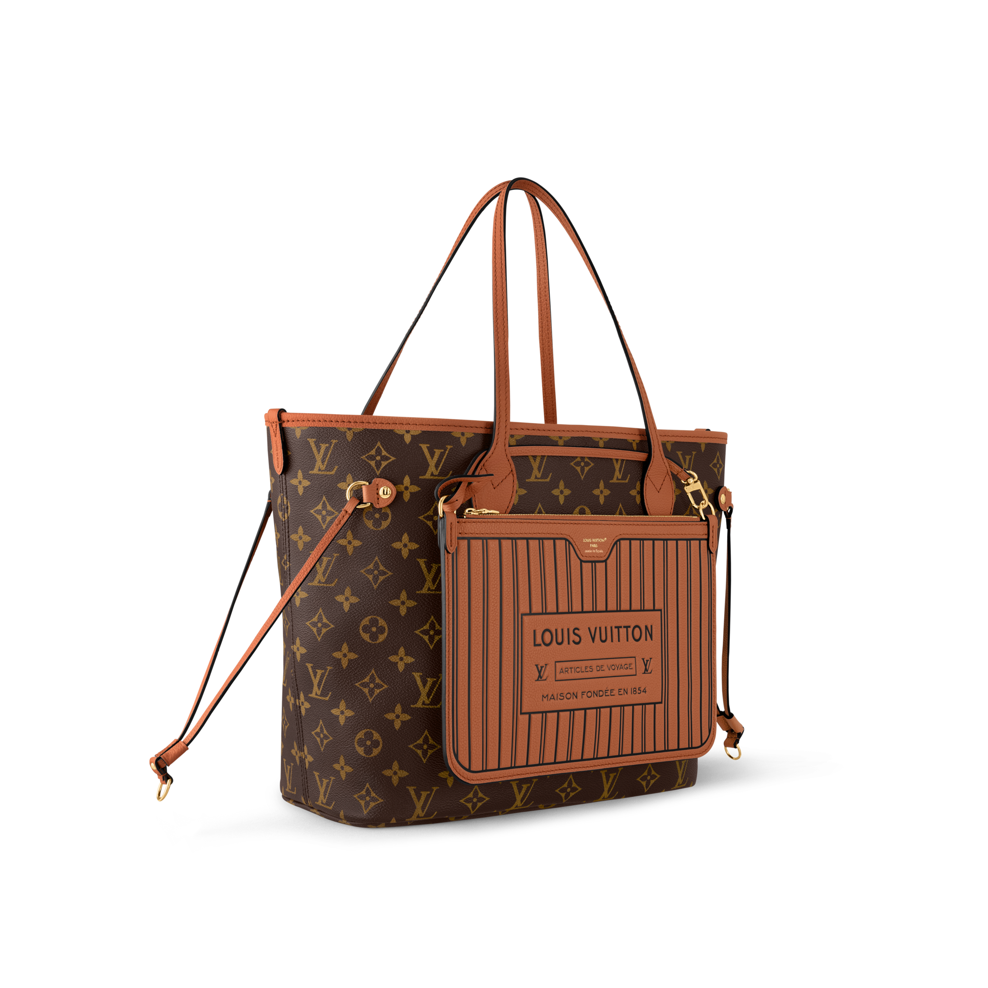Túi Neverfull Inside Out MM  in Túi và Phụ kiện bằng da
