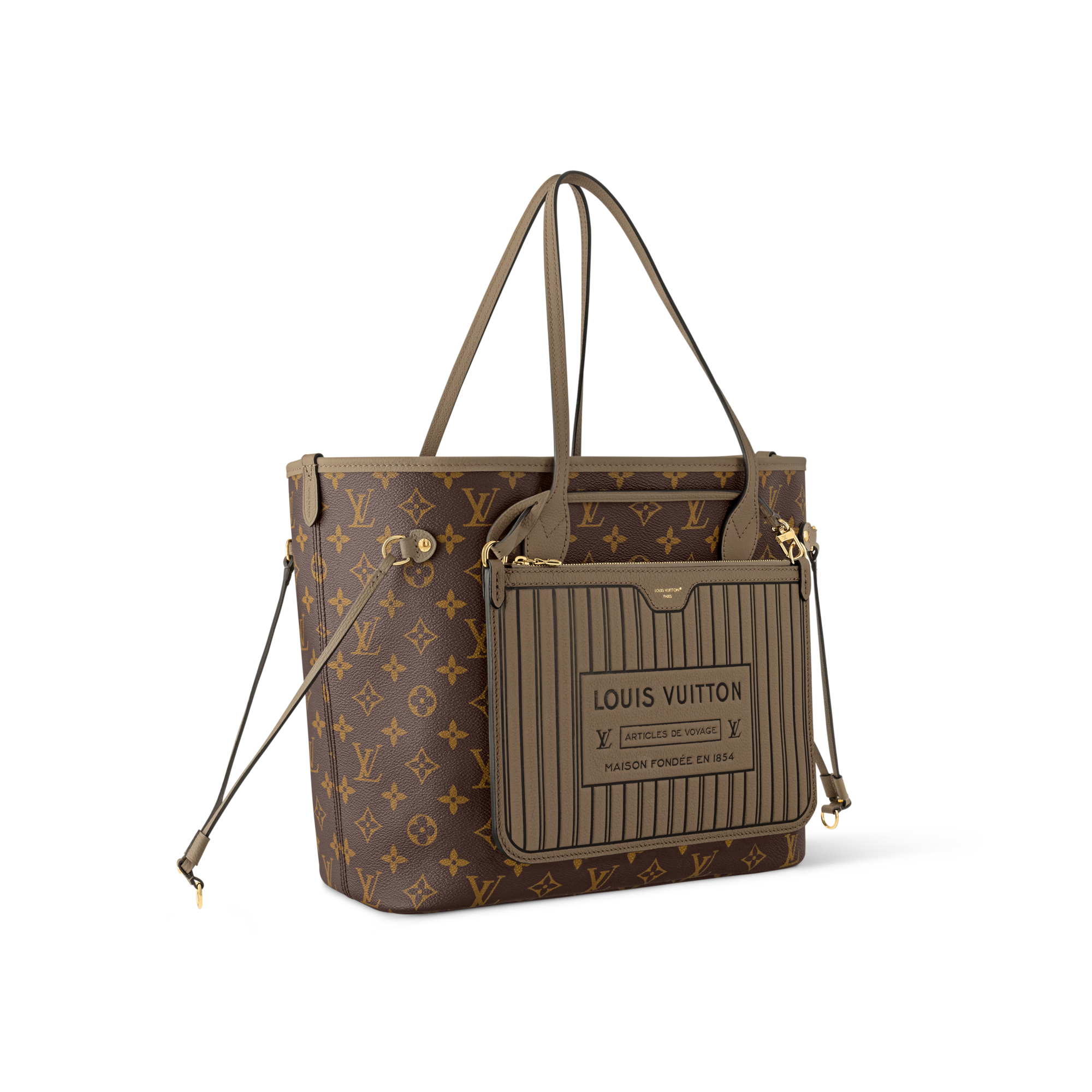 Túi Neverfull Inside Out MM  in Túi và Phụ kiện bằng da