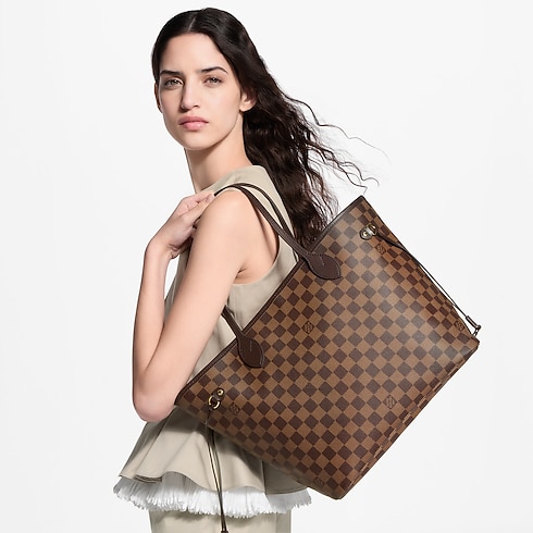 Túi Neverfull MM Damier Ebene in Đồ Nữ's Túi Tất cả Túi collections by Louis Vuitton (Thu phóng sản phẩm)