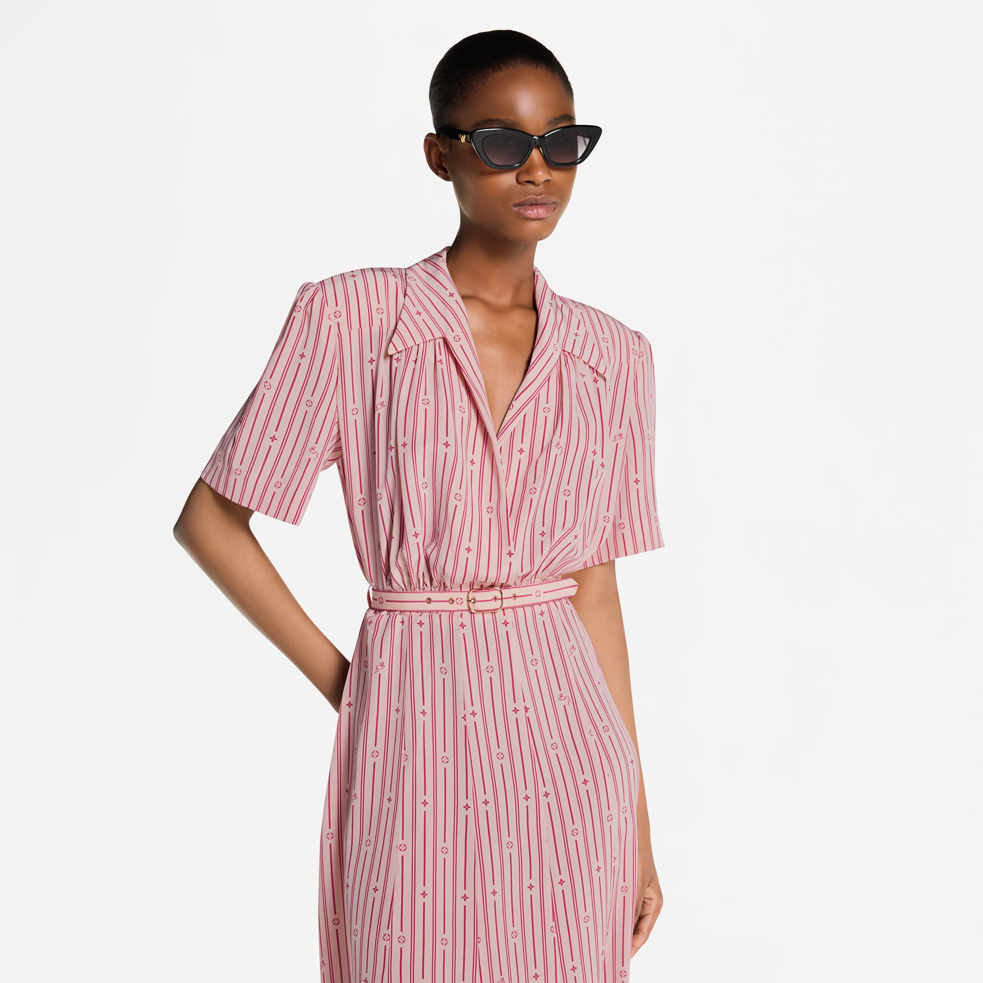 Đầm Dáng Sơ Mi  in Đồ Nữ