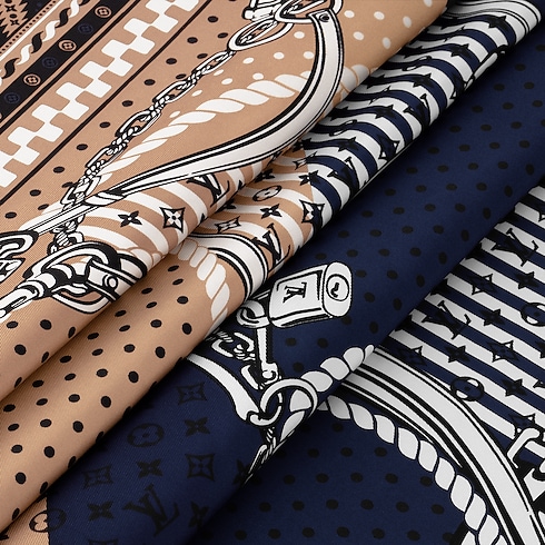 Khăn Lụa Vuông Ocean 90 . in Đồ Nữ's Phụ kiện Khăn lụa collections by Louis Vuitton (Thu phóng sản phẩm)