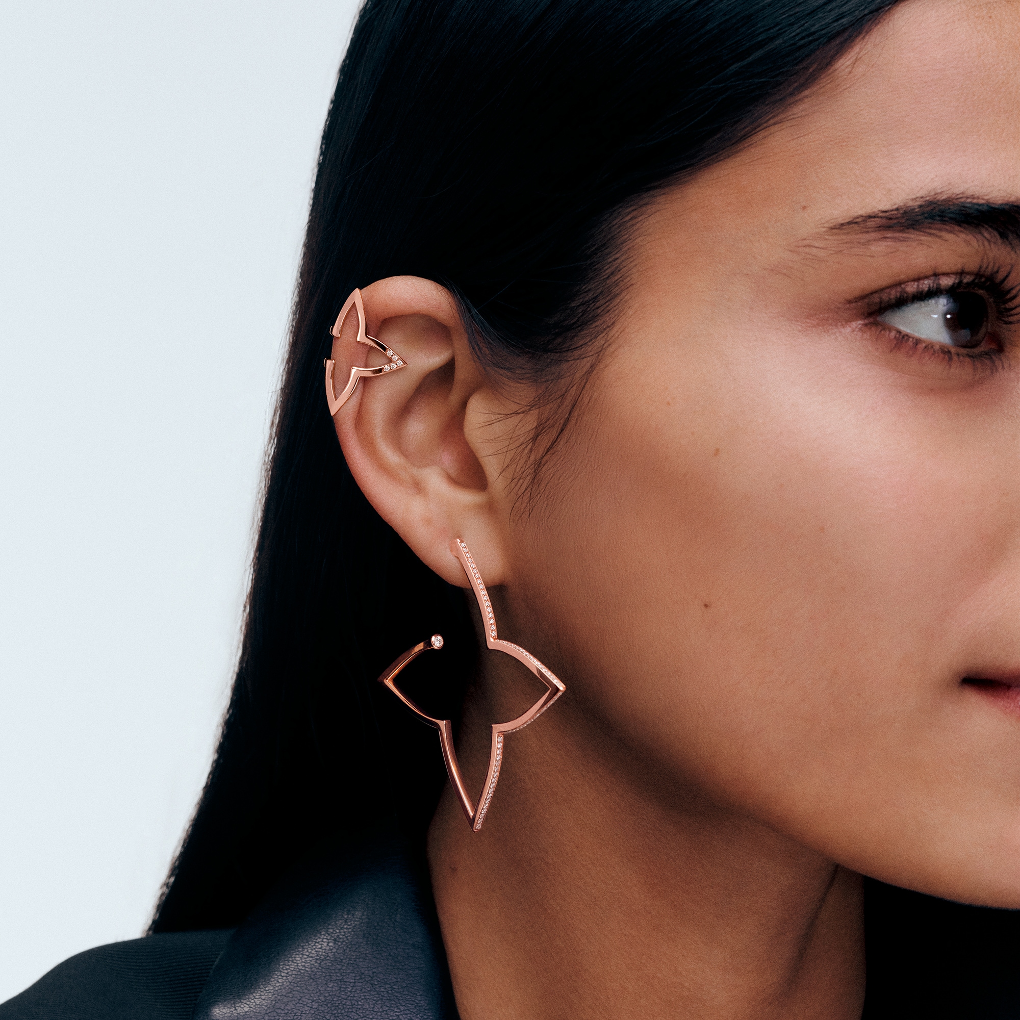 Khuyên Tai Ombre Blossom XL  in Trang sức