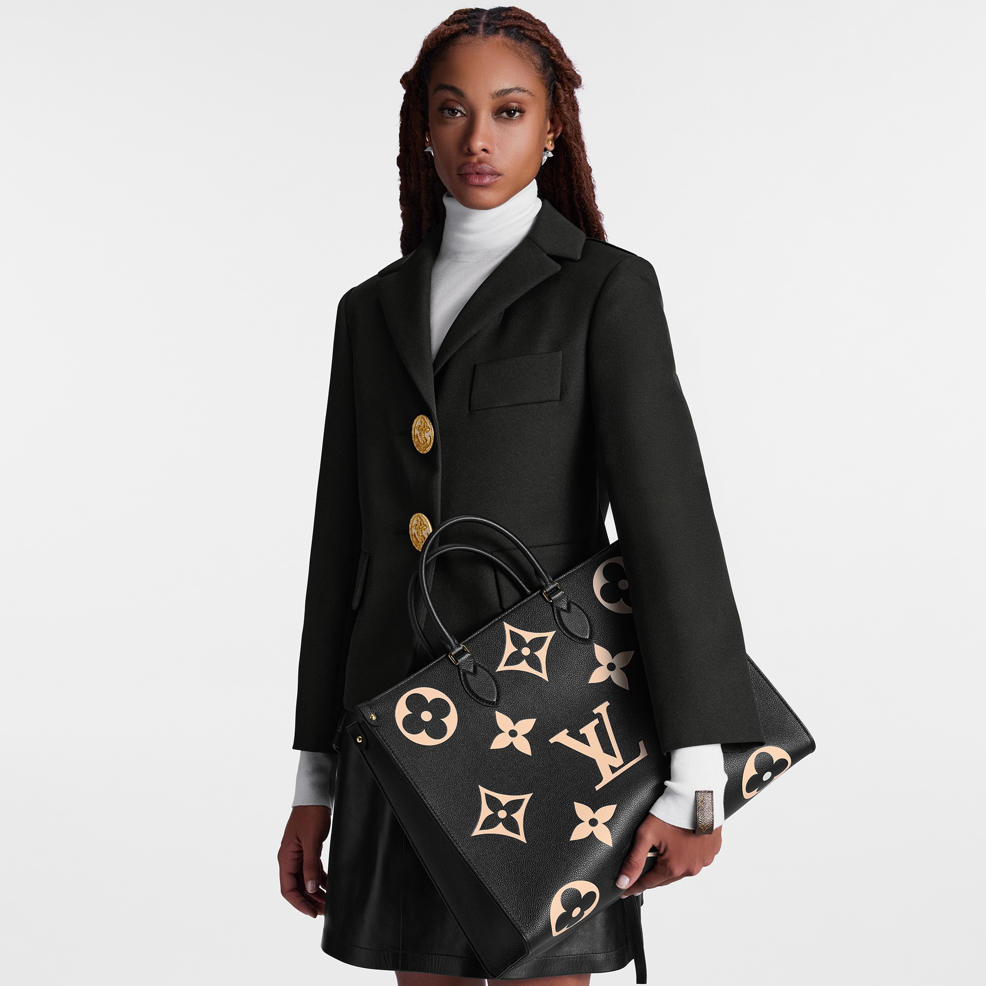 Túi OnTheGo GM Da Bicolor Monogram Empreinte in Đồ Nữ