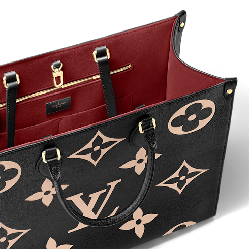 Túi OnTheGo GM Da Bicolor Monogram Empreinte in Đồ Nữ's Túi All Collections collections by Louis Vuitton (Thu phóng sản phẩm)