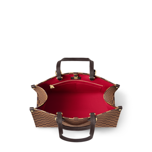 Túi OnTheGo MM Damier Ebene in Túi và Phụ kiện bằng da's Túi xách nữ Túi biểu tượng collections by Louis Vuitton (Thu phóng sản phẩm)