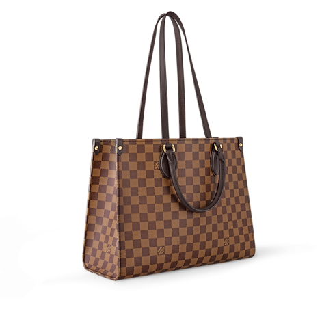 Túi OnTheGo MM Damier Ebene in Túi và Phụ kiện bằng da's Túi xách nữ Túi biểu tượng collections by Louis Vuitton (Thu phóng sản phẩm)