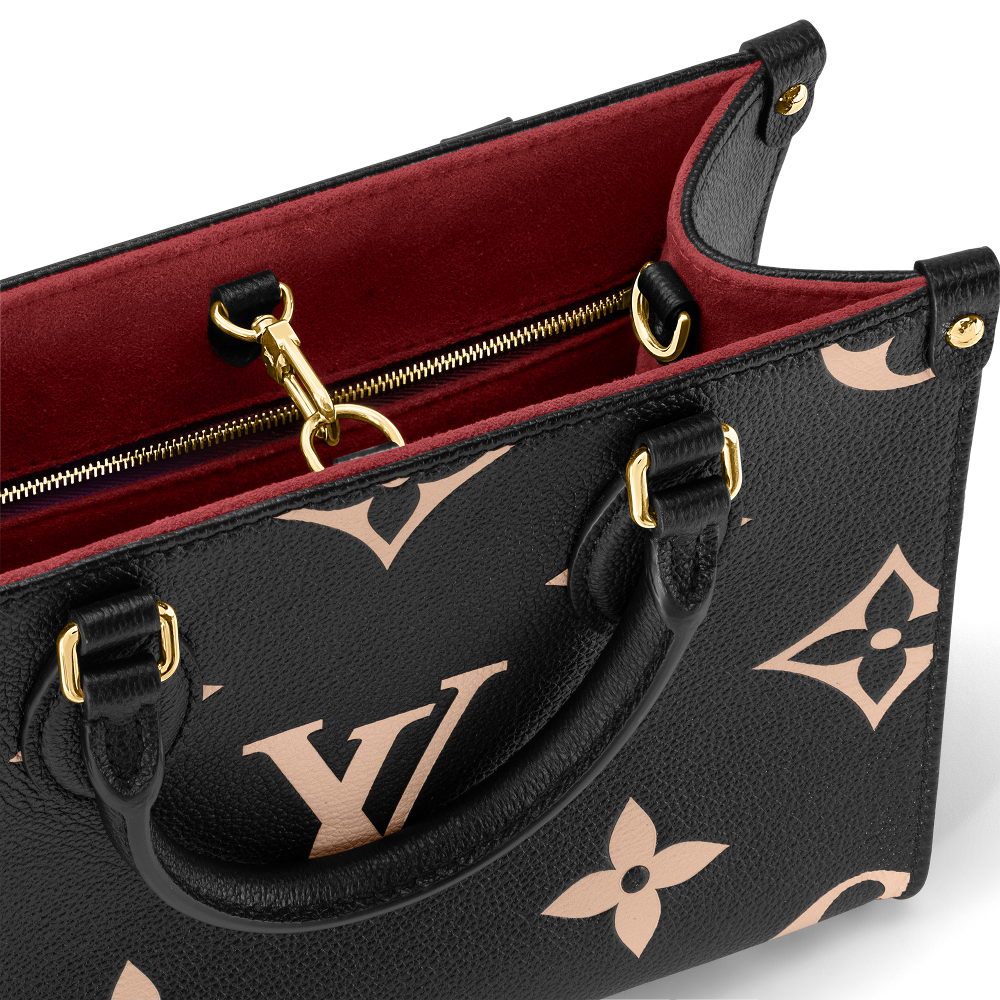 Túi OnTheGo PM Da Bicolor Monogram Empreinte in Đồ Nữ