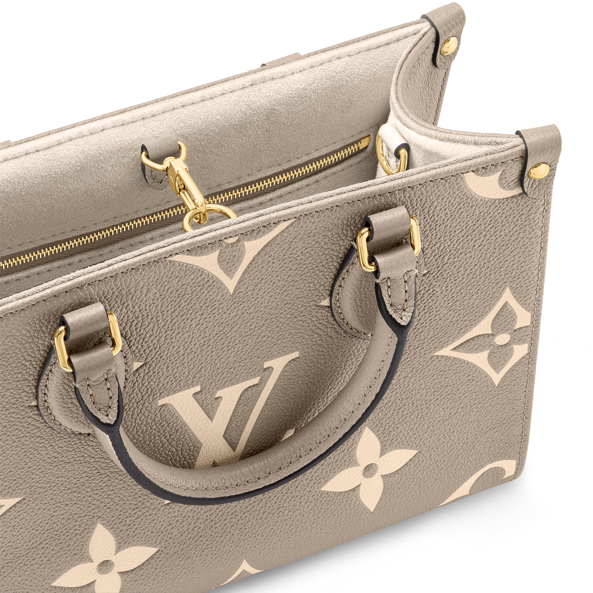 Túi OnTheGo PM Da Bicolor Monogram Empreinte in Đồ Nữ