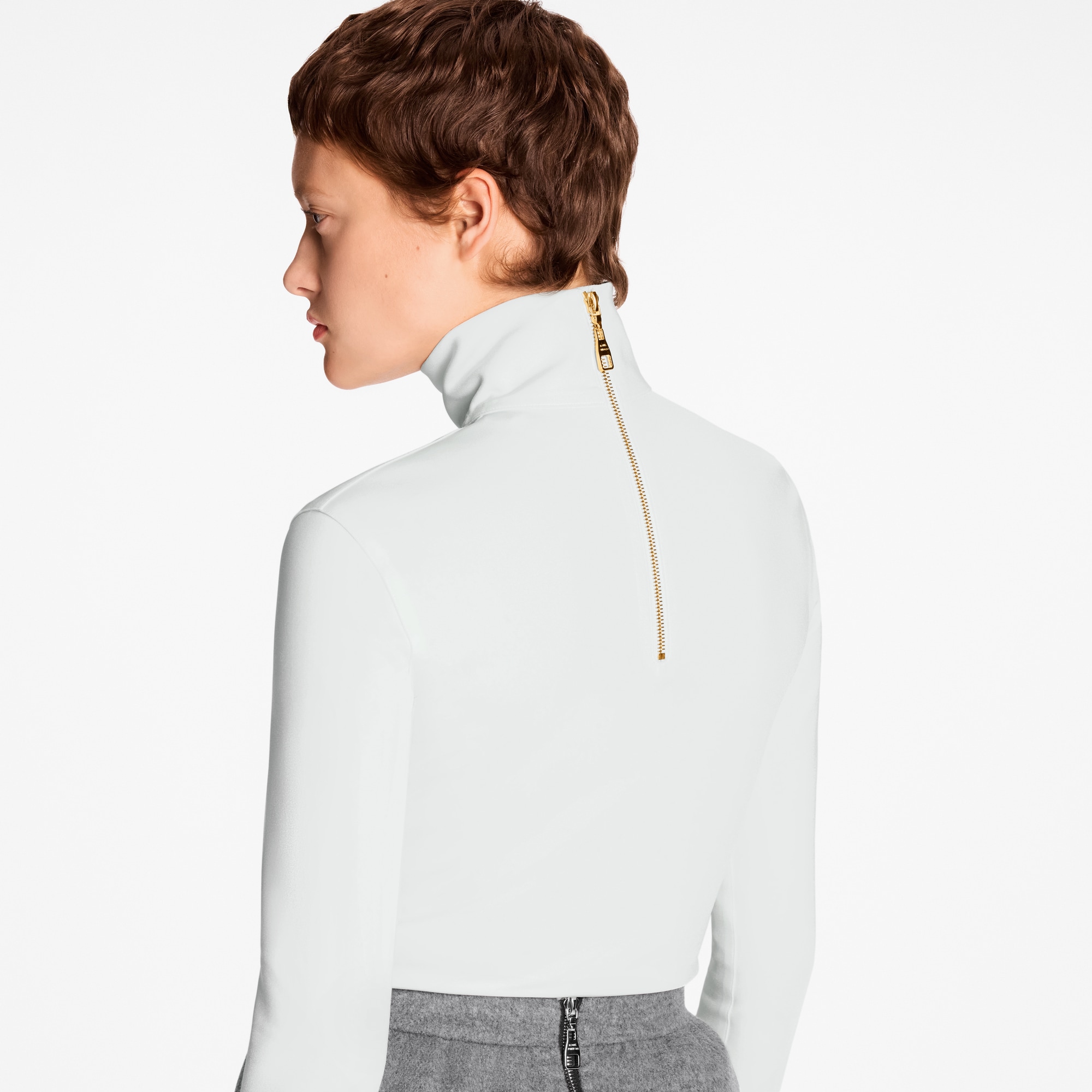 Padlock Necklace Long-Sleeved Top  in Đồ Nữ