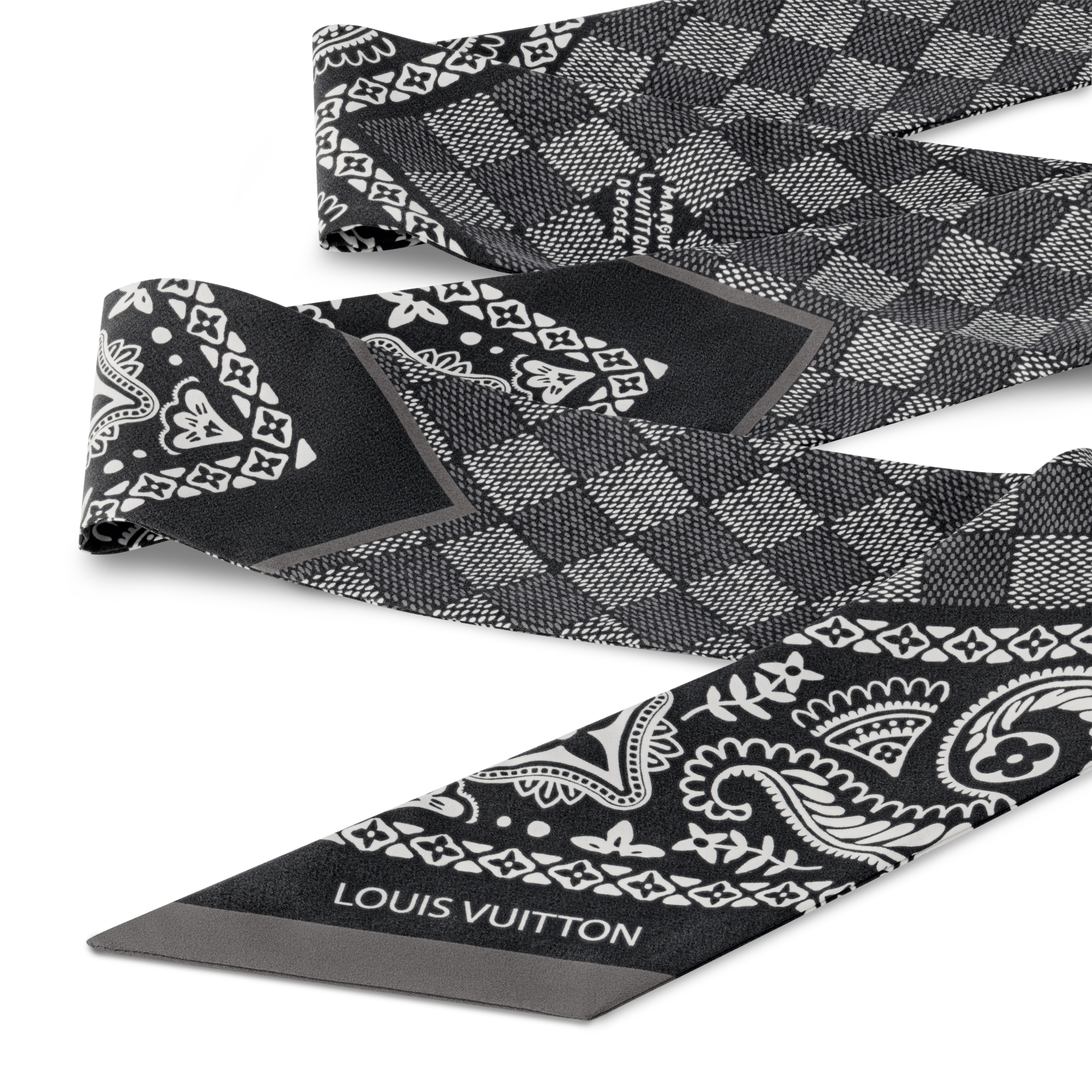 Khăn Lụa Paisley . in Đồ Nam