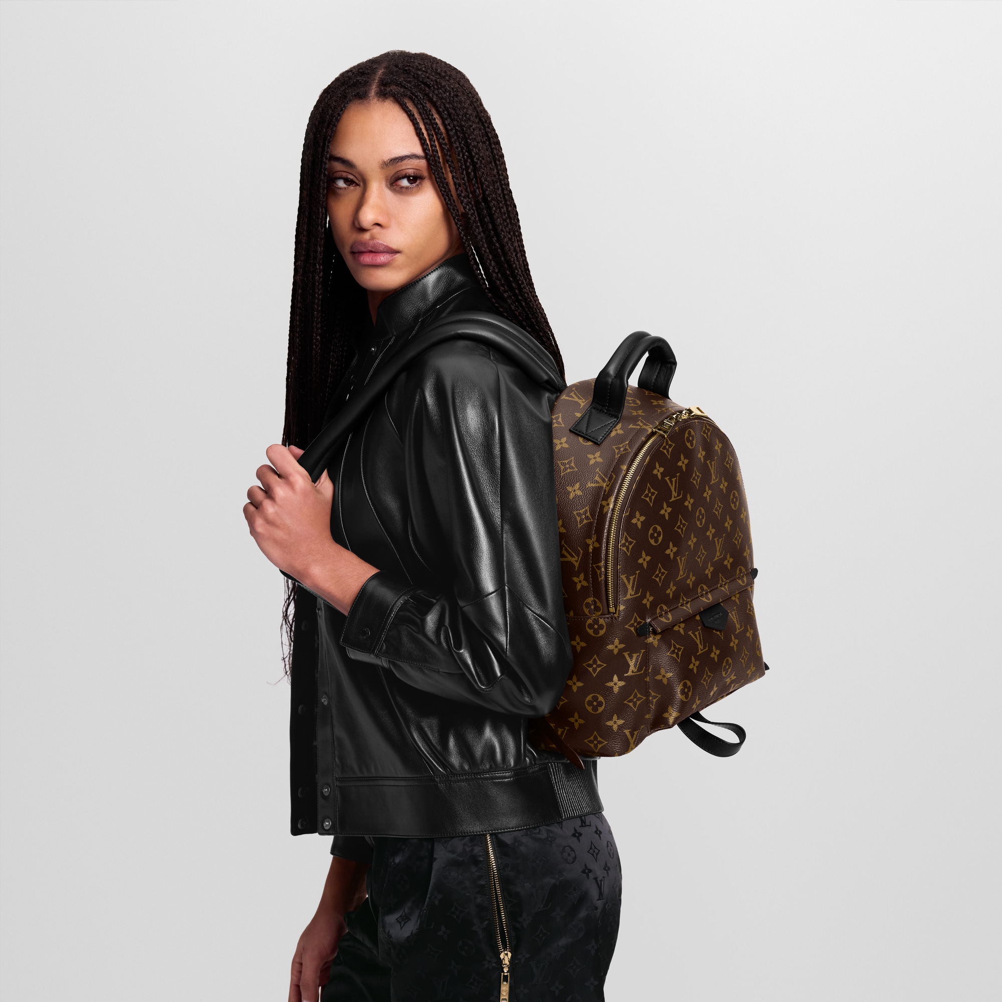 Ba Lô Palm Springs MM Monogram in Đồ Nữ