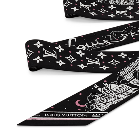 Khăn Lụa Paris City Bandana BB detail view