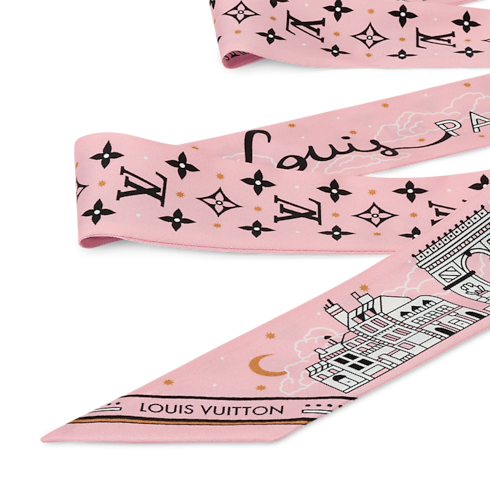 Khăn Lụa Paris City Bandana BB detail view