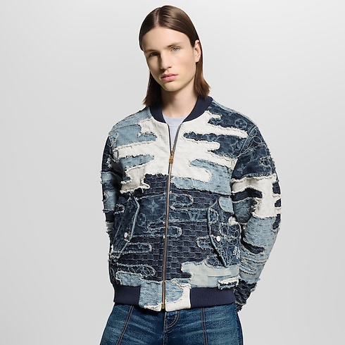 Áo Khoác Bomber in Đồ Nam's Trang phục Áo khoác ngoài collections by Louis Vuitton (Thu phóng sản phẩm)