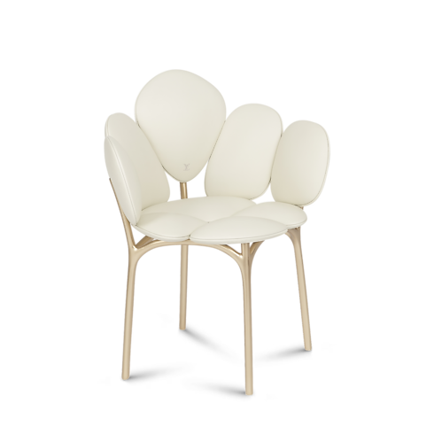 Ghế Petal Chair - Marcel Wanders Studio in Rương, Phụ kiện du lịch và Trang trí nội thất's Trang trí nội thất và Nghệ thuật không gian phòng ăn Nội thất collections by Louis Vuitton (Thu phóng sản phẩm)