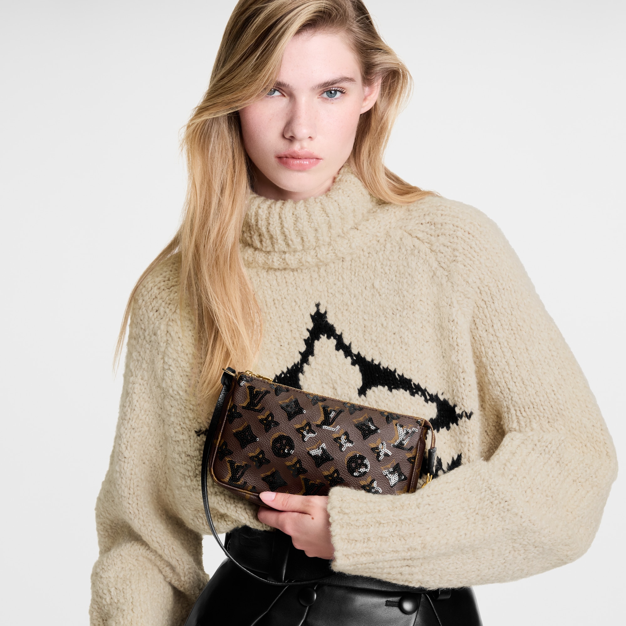 Túi Pochette Accessoires Các loại Monogram Canvas khác in Đồ Nữ