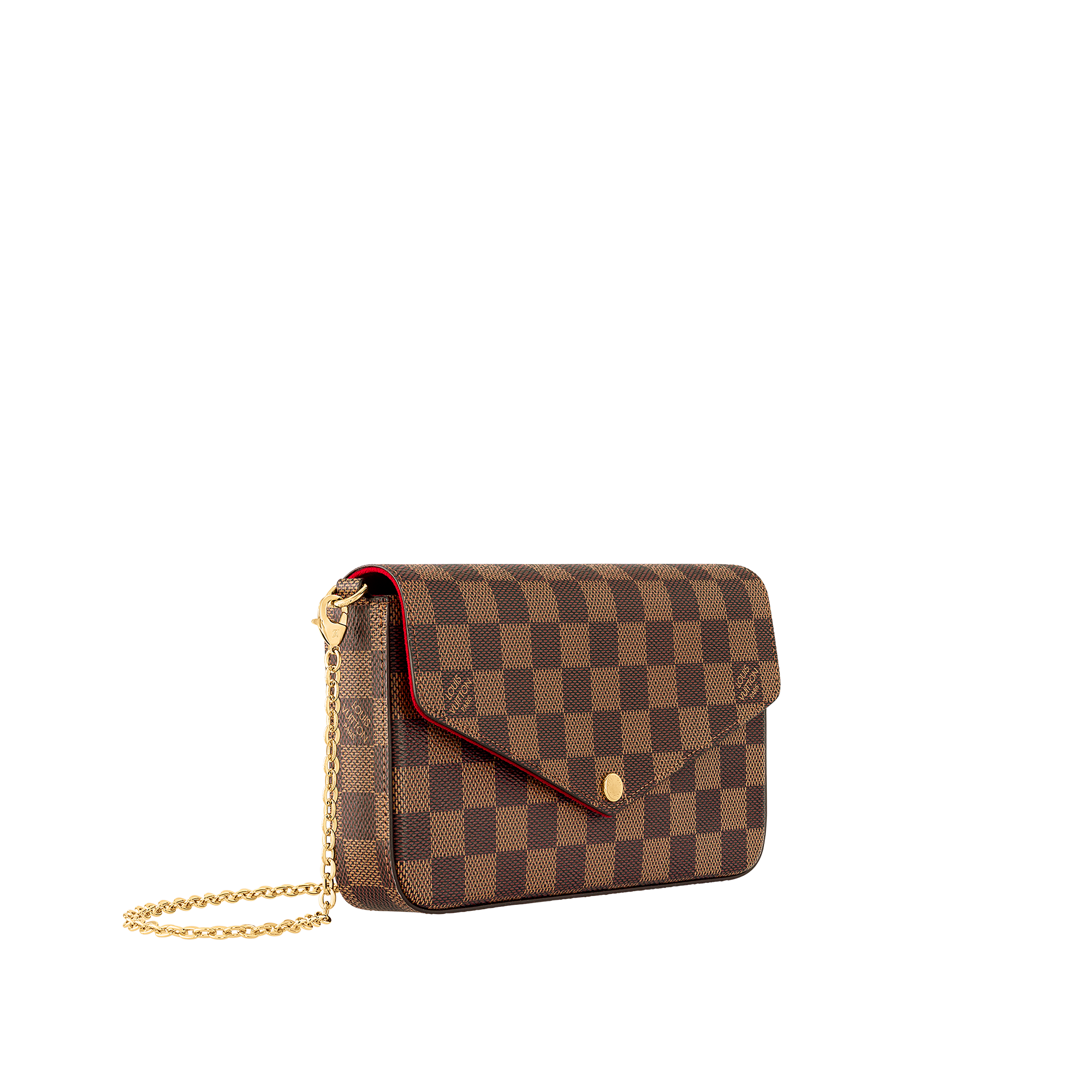 Túi Félicie Pochette Damier Ebene Canvas in Đồ Nữ