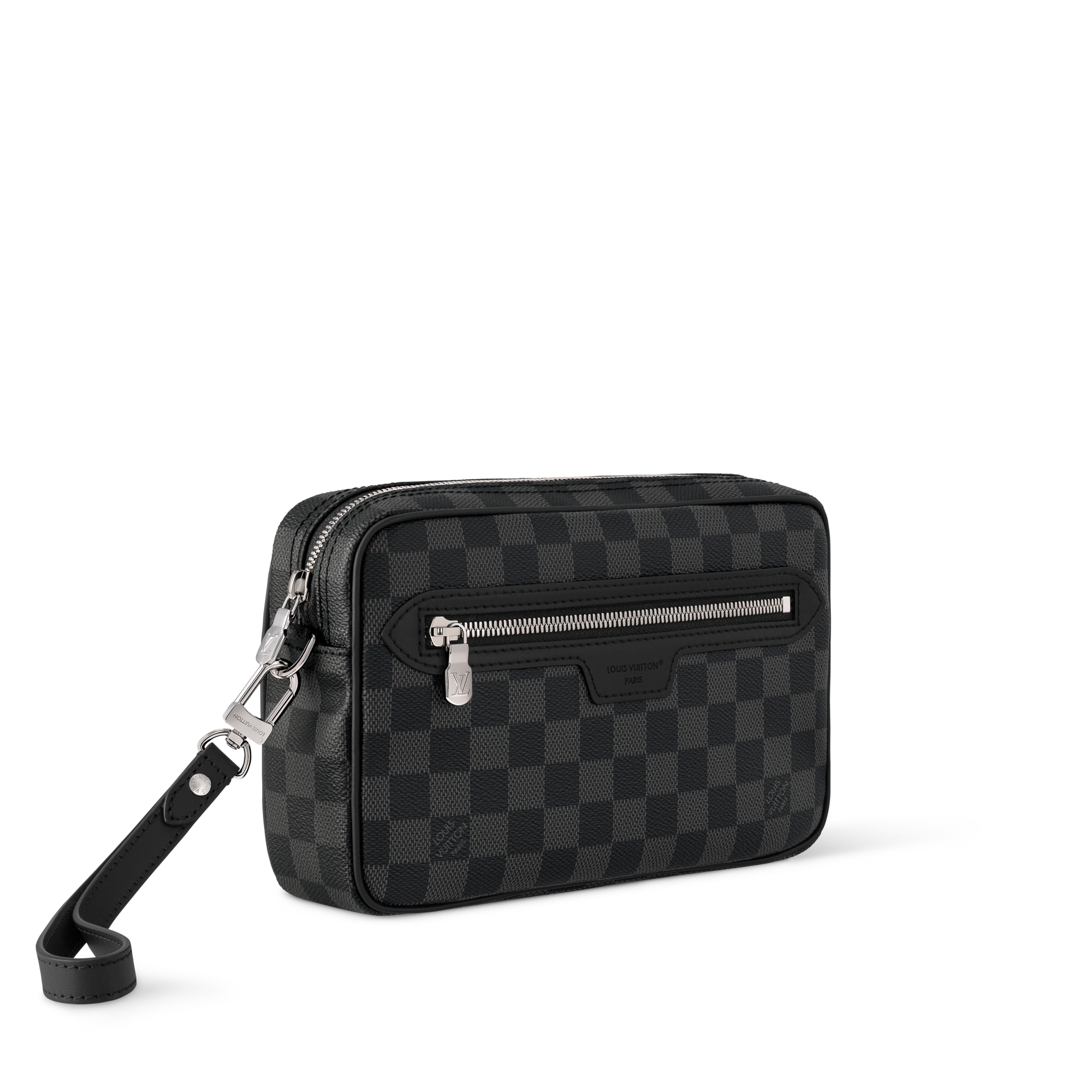 Túi Pochette Kasai Damier Graphite in Đồ Nam