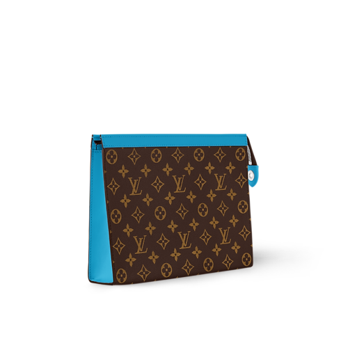Túi Pochette Voyage MM Monogram Macassar Canvas in Super Lucky Day's For Him } collections by Louis Vuitton (Thu phóng sản phẩm)