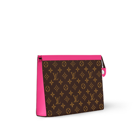 Túi Pochette Voyage MM Monogram Macassar Canvas in Super Lucky Day's For Him } collections by Louis Vuitton (Thu phóng sản phẩm)