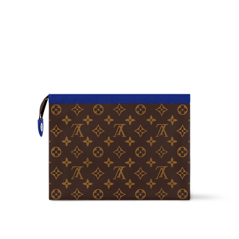 Túi Pochette Voyage MM Monogram Macassar Canvas in Super Lucky Day's For Him } collections by Louis Vuitton (Thu phóng sản phẩm)