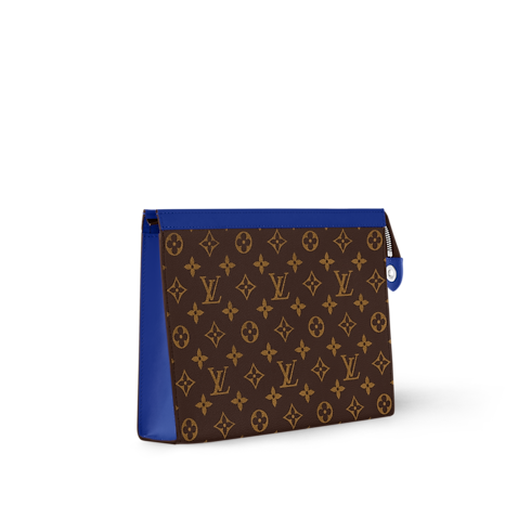 Túi Pochette Voyage MM Monogram Macassar Canvas in Super Lucky Day's For Him } collections by Louis Vuitton (Thu phóng sản phẩm)