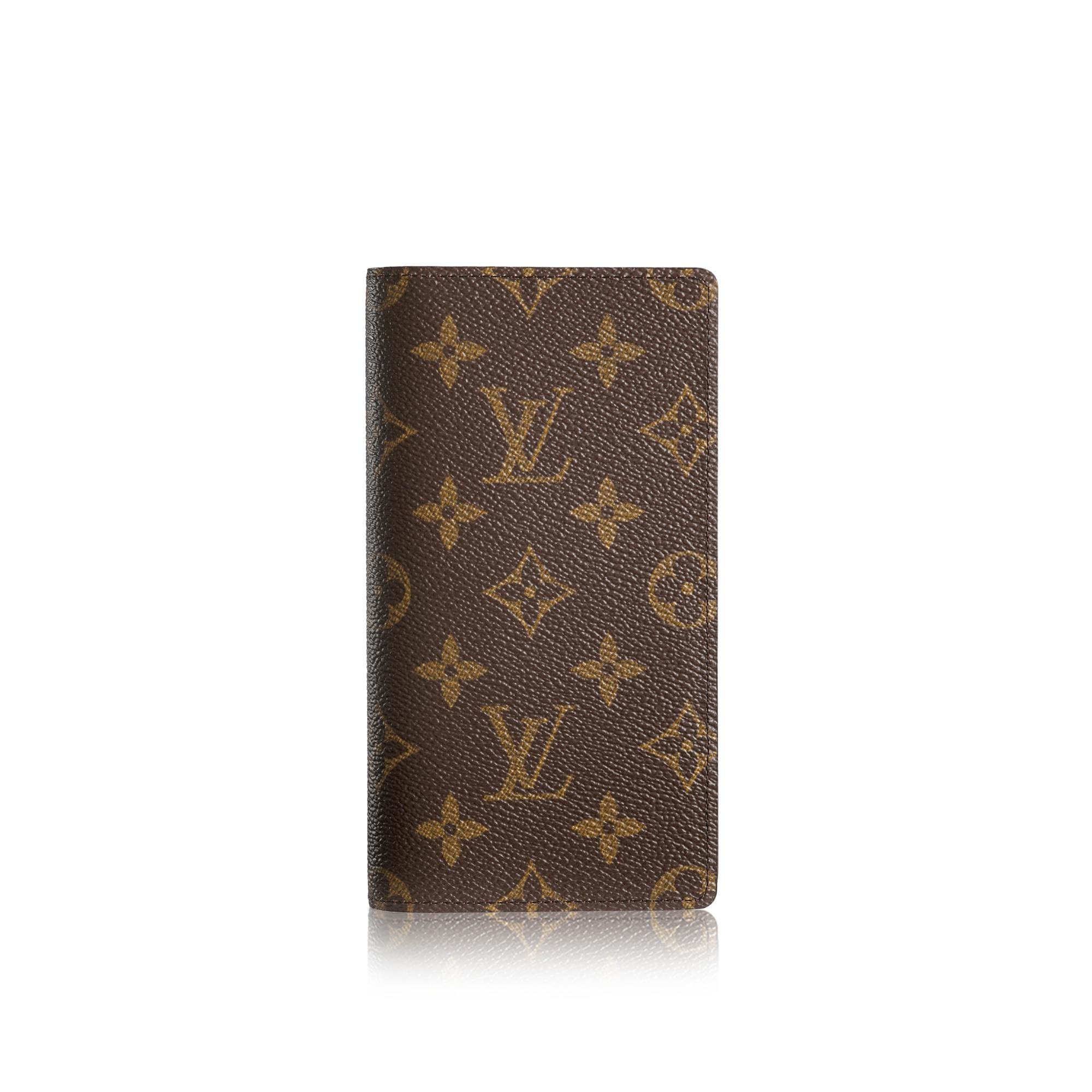Bìa Sổ Tay Monogram in Túi và Phụ kiện bằng da