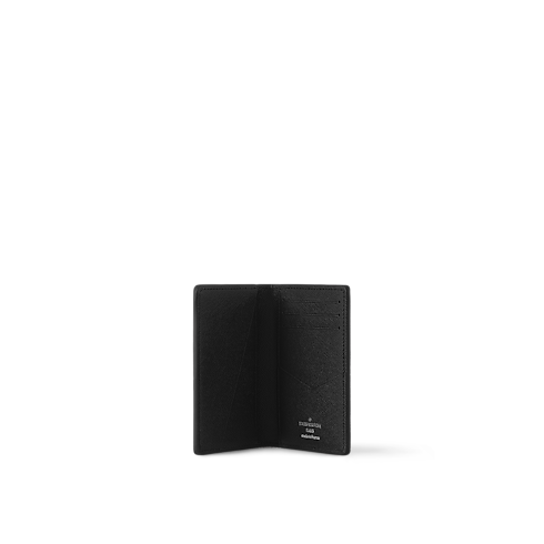 Ví Pocket Organizer Da Taiga in Túi và Phụ kiện bằng da's Personalization Leather Goods } collections by Louis Vuitton (Thu phóng sản phẩm)