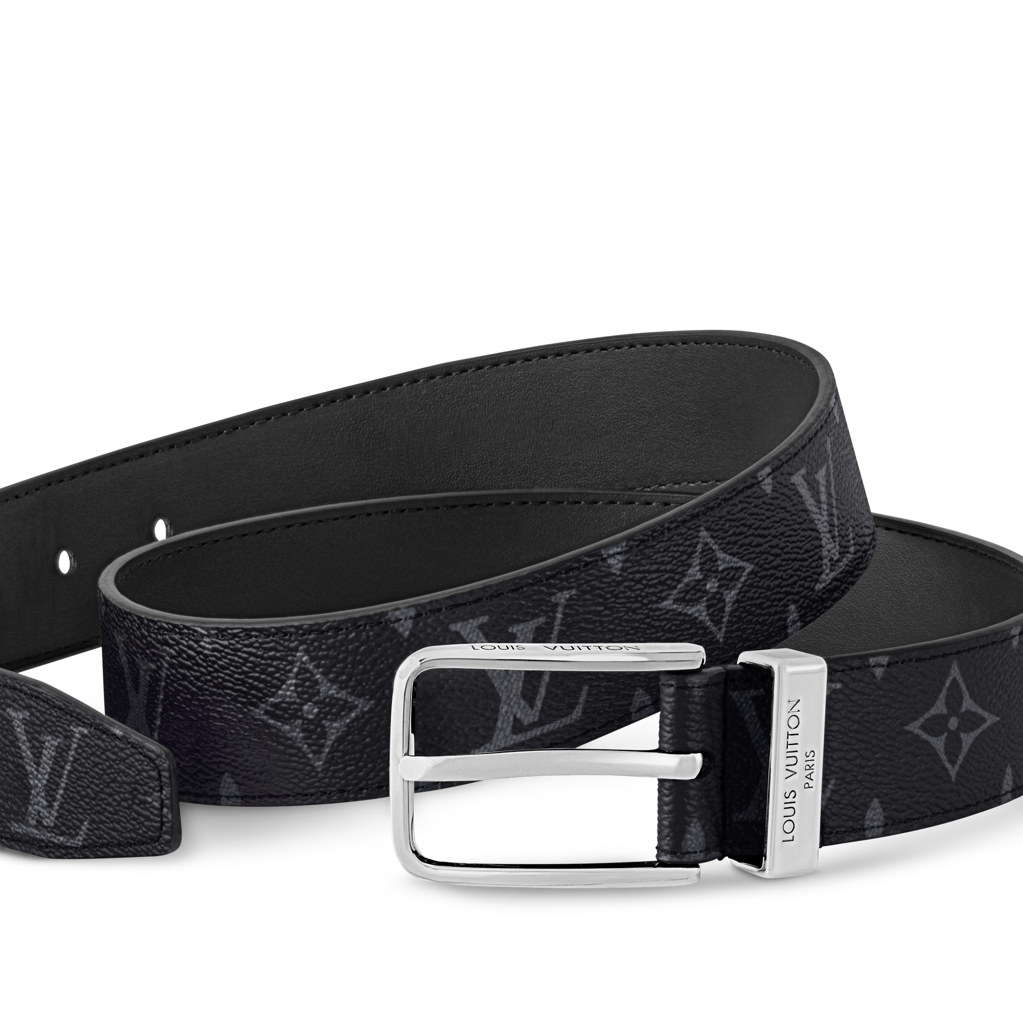 Thắt Lưng Pont Neuf 35MM Monogram Eclipse in Đồ Nam