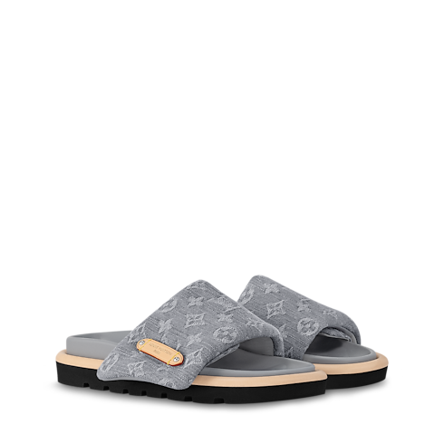 Dép Pool Pillow Flat Comfort Mule in Đồ Nữ's Giày Dép collections by Louis Vuitton (Thu phóng sản phẩm)