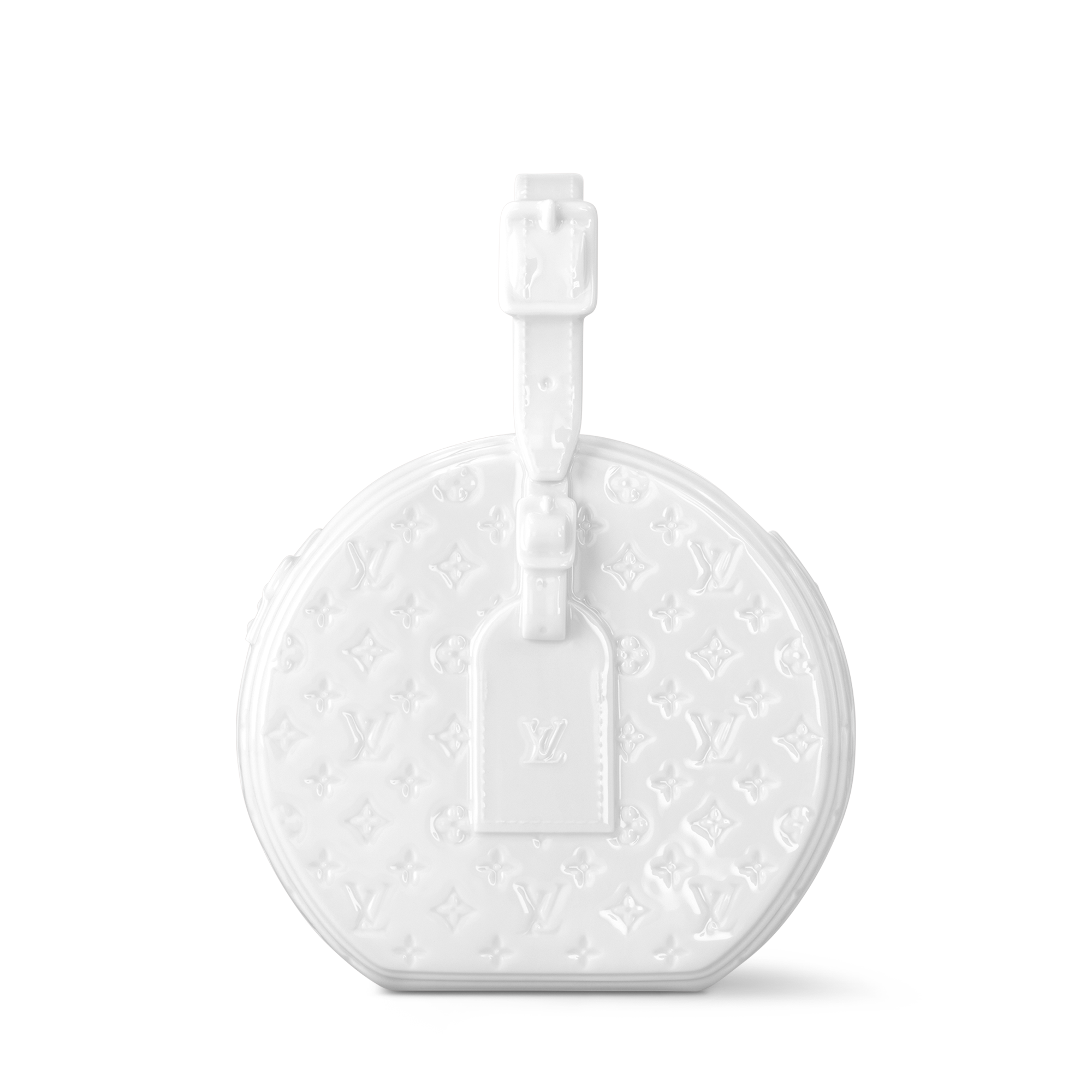 Lọ Petite Boite Chapeau Porcelain Monogram in Rương, Phụ kiện du lịch và Trang trí nội thất