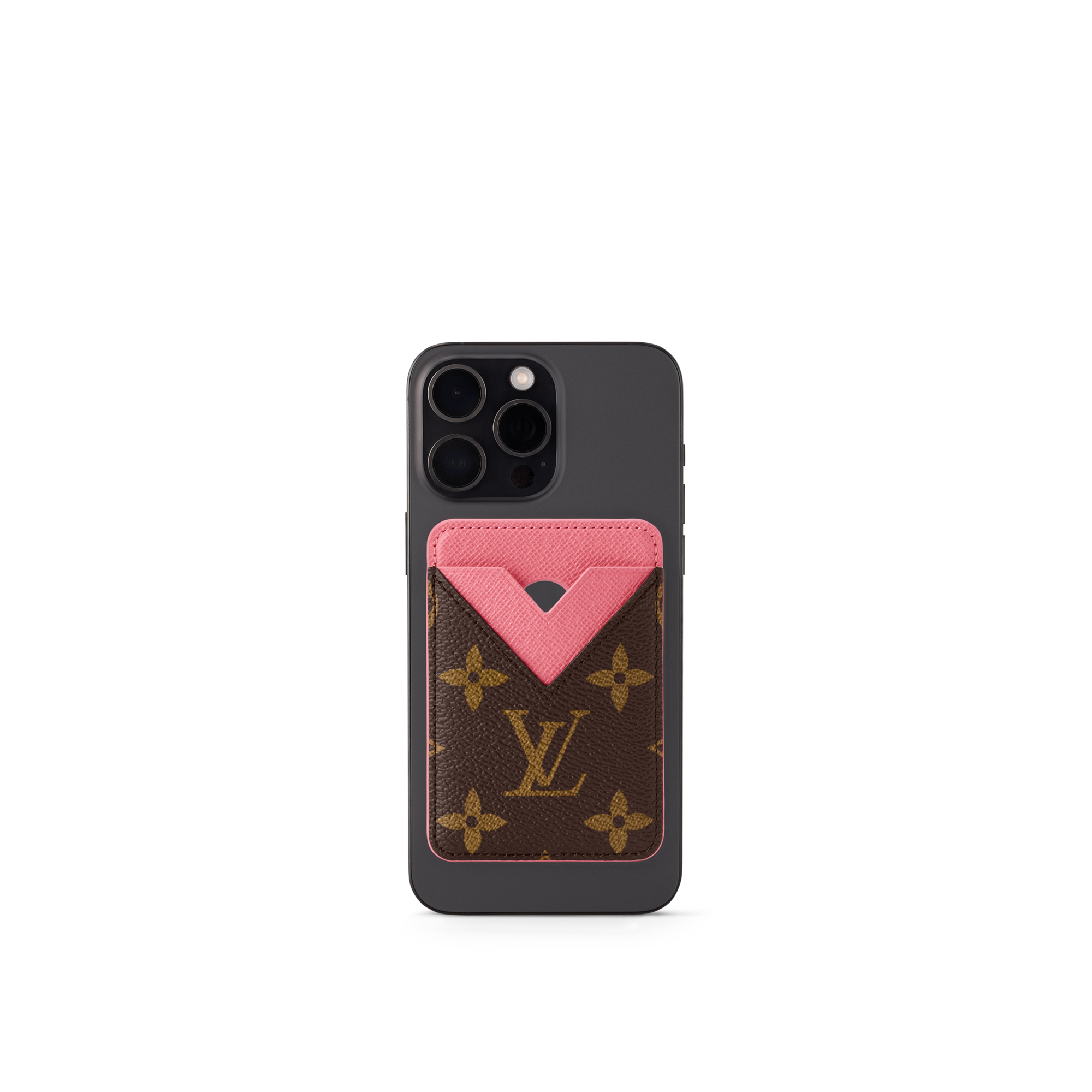 Ví Đựng Thẻ Porte-Cartes Magnet Monogram in Đồ Nữ