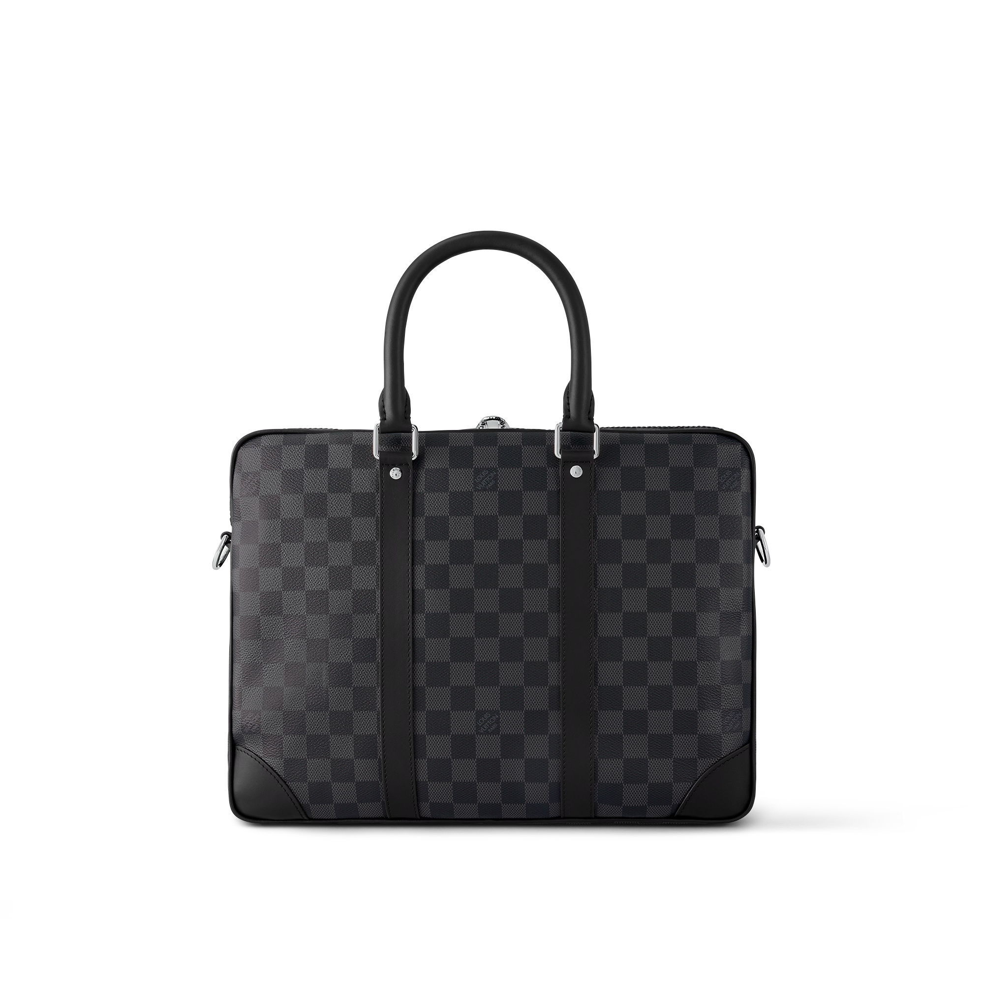 Cặp Xách Tay Porte-Documents Voyage NM Damier Graphite in Đồ Nam