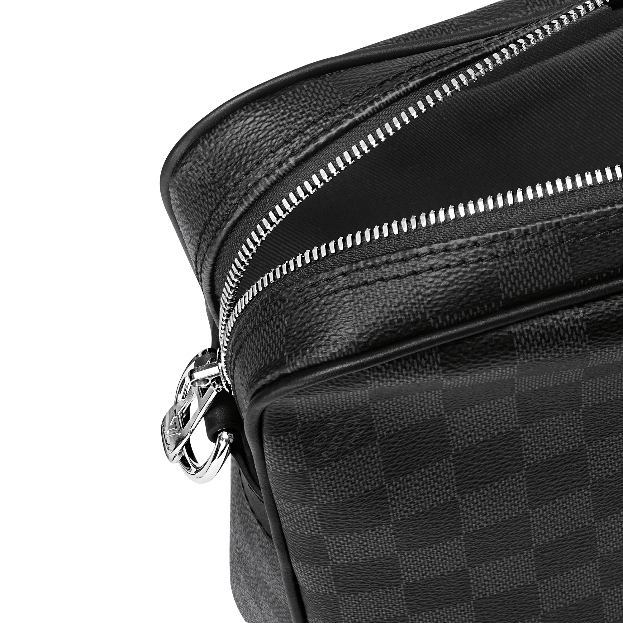 Cặp Xách Tay Porte-Documents Voyage NM Damier Graphite in Đồ Nam