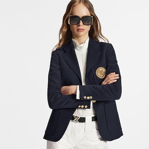 Áo Khoác Blazer in Đồ Nữ's Trang phục Áo khoác ngoài collections by Louis Vuitton (Thu phóng sản phẩm)